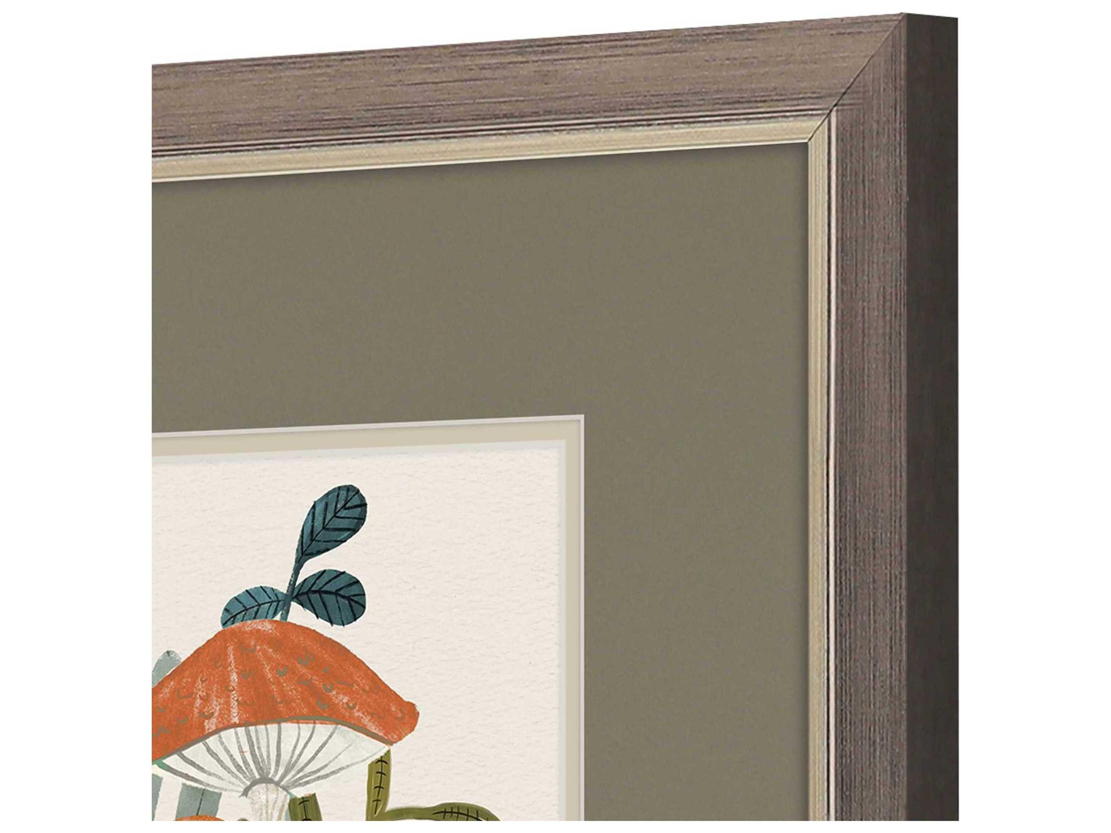 Paragon Florals Amanita Mushroom Wall Art Set of 2