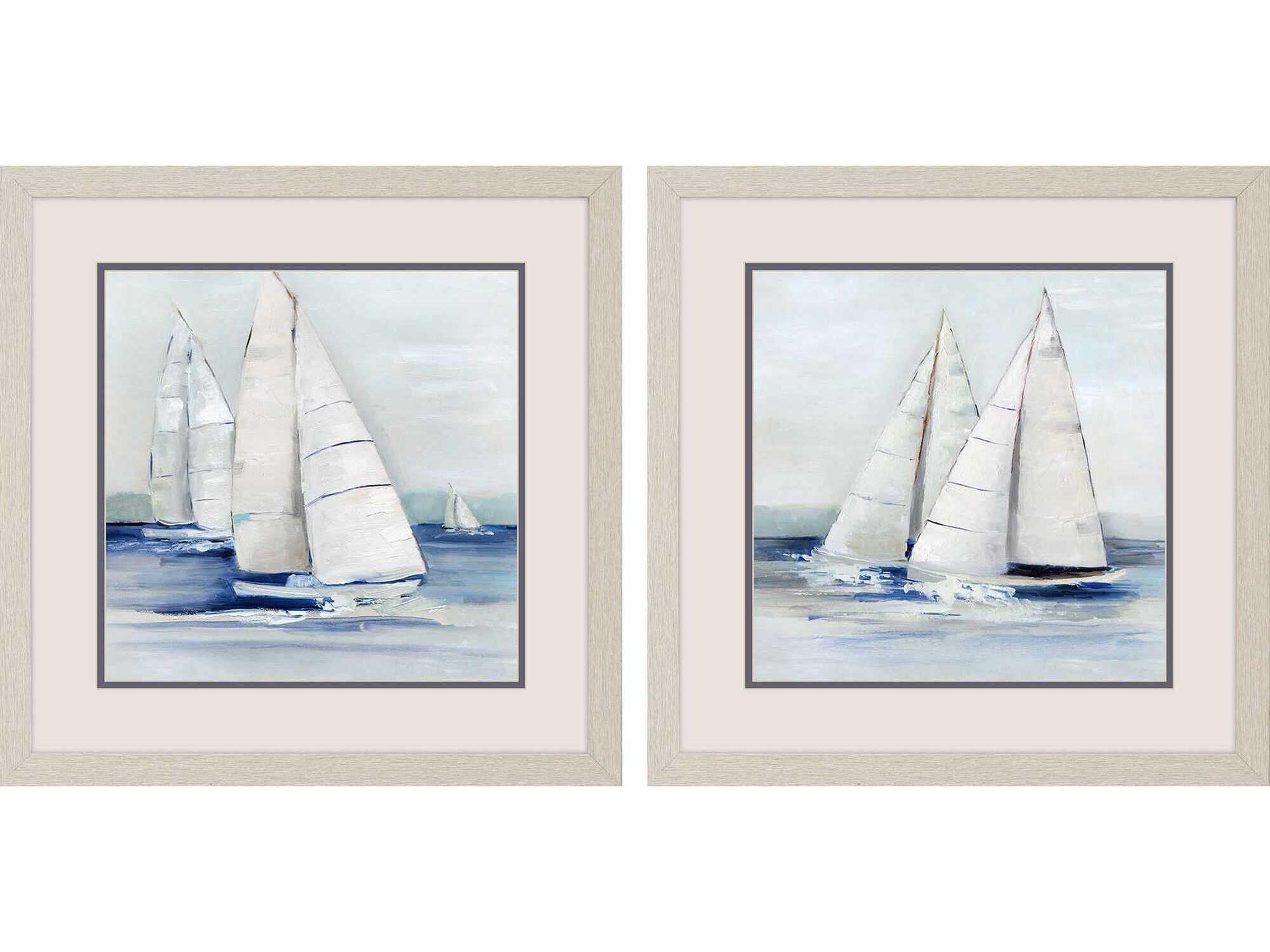 Paragon Waterside Close Sail Wall Art Set of 2