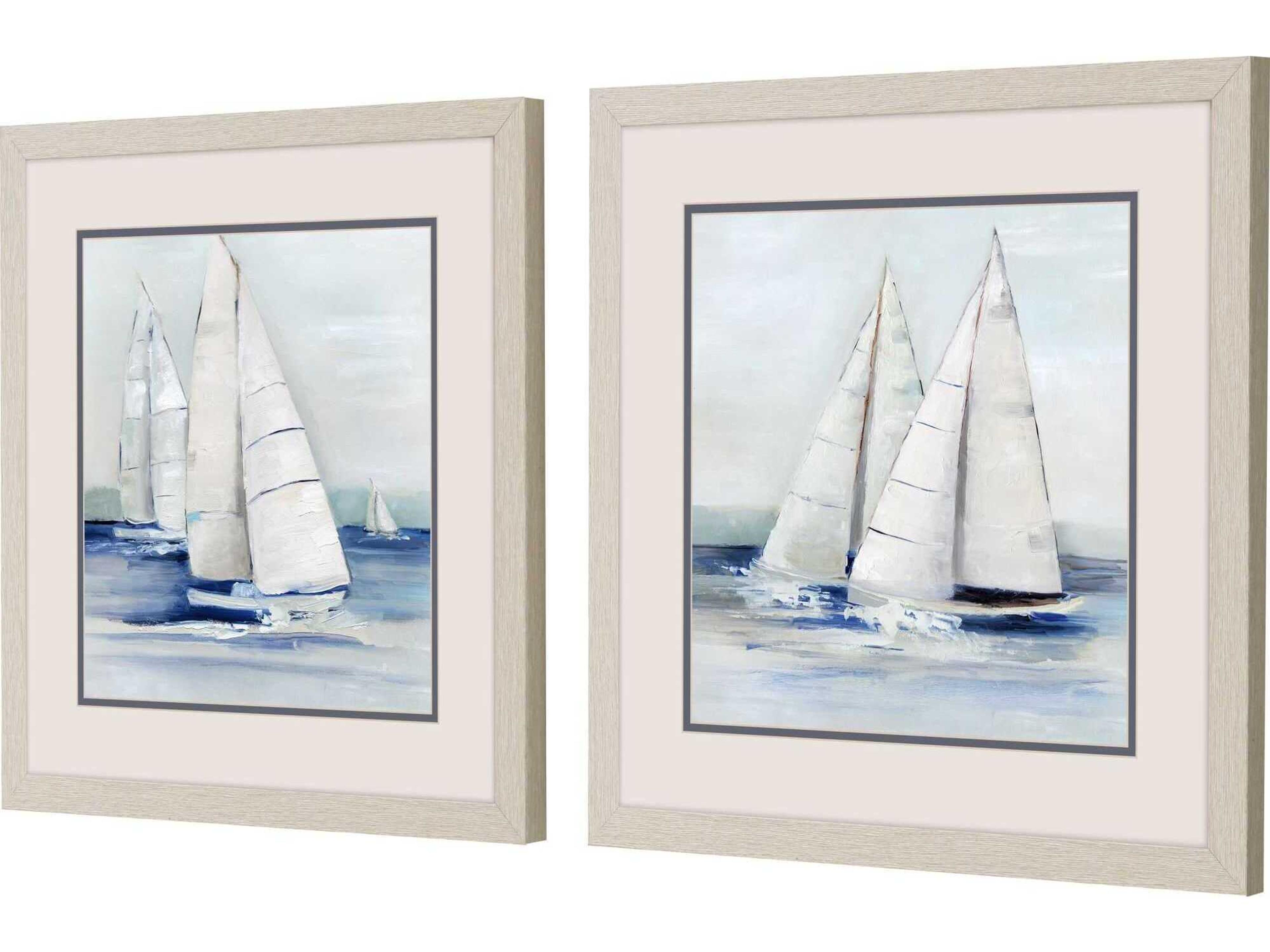 Paragon Waterside Close Sail Wall Art Set of 2