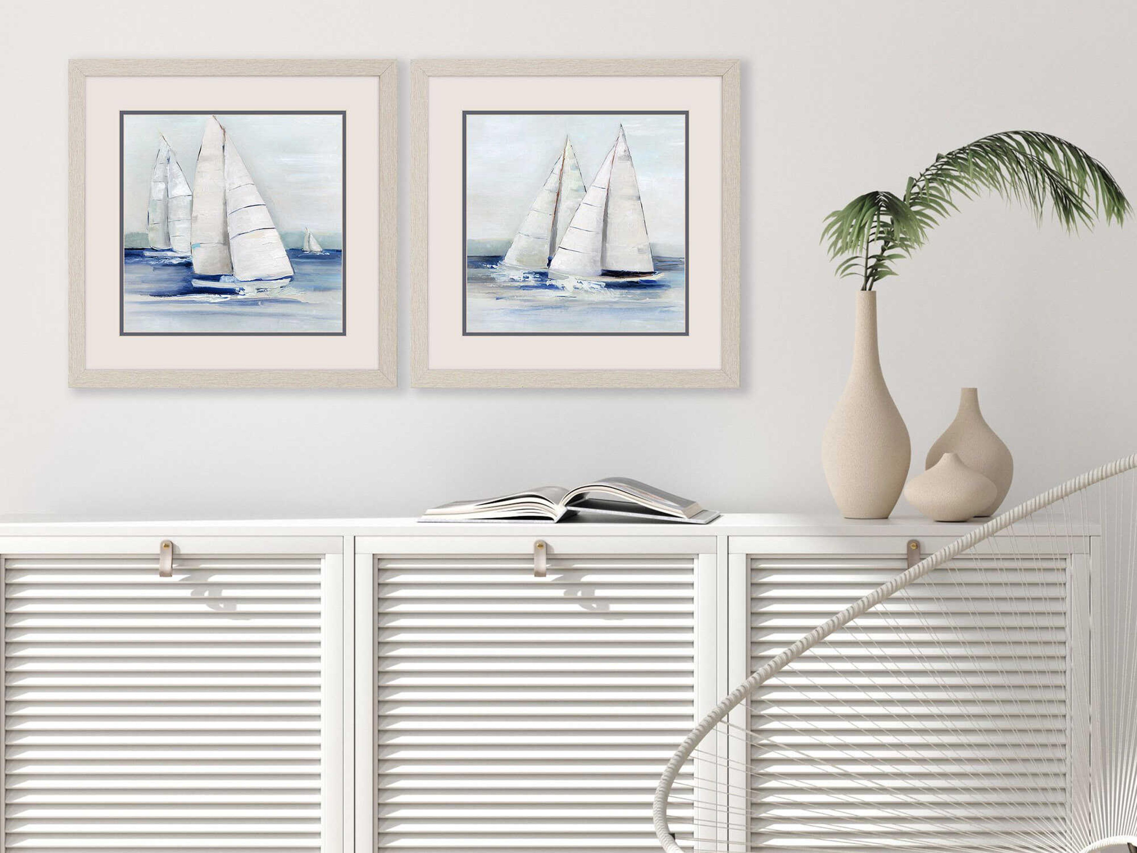 Paragon Waterside Close Sail Wall Art Set of 2