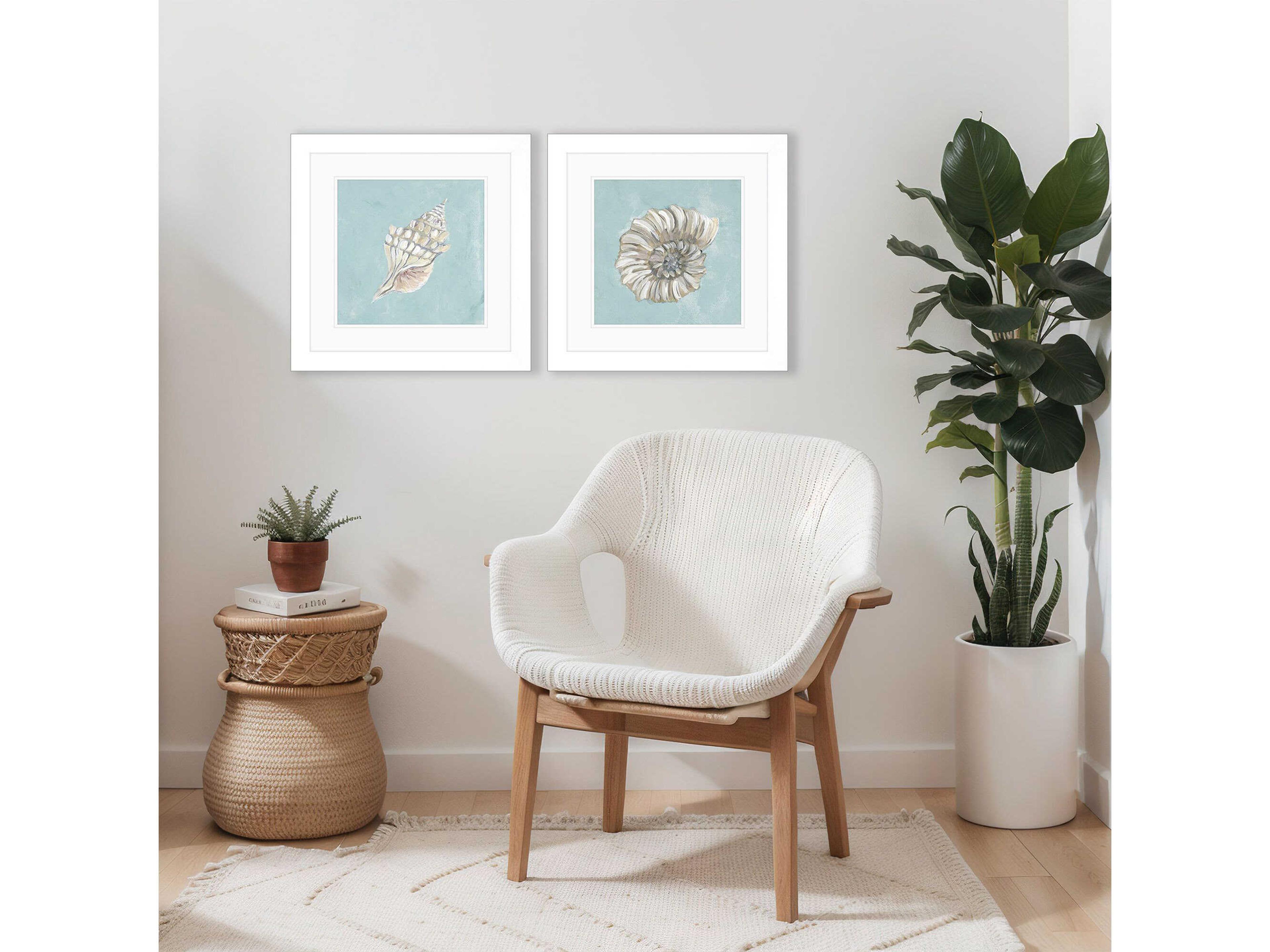 Paragon Waterside Seashell-A Wall Art Set of 2