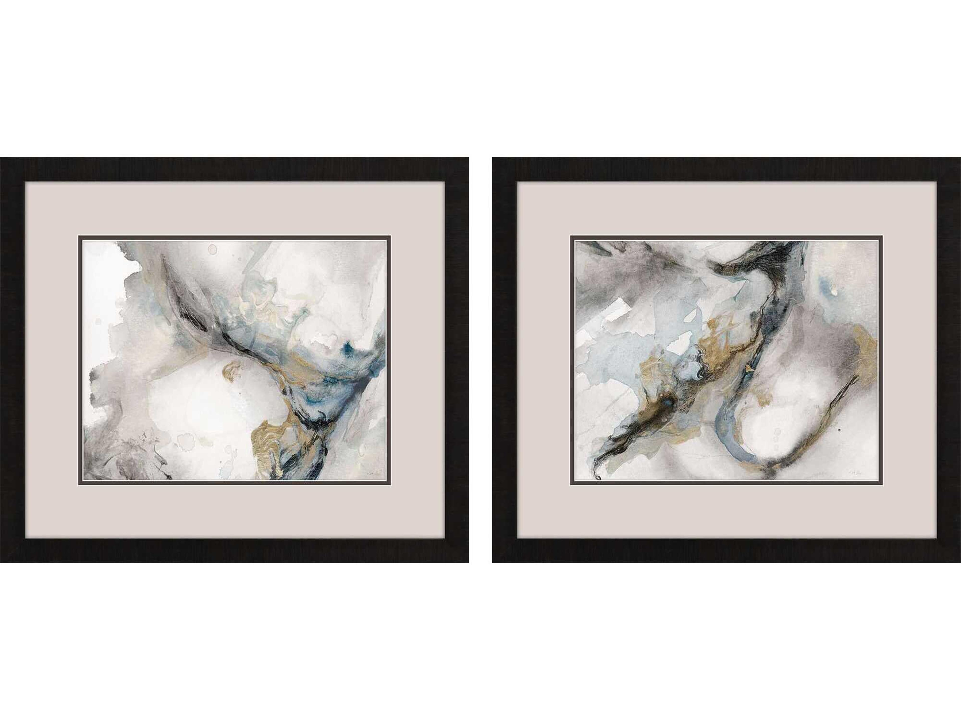 Abstract Meandering Wall Art Set of 2