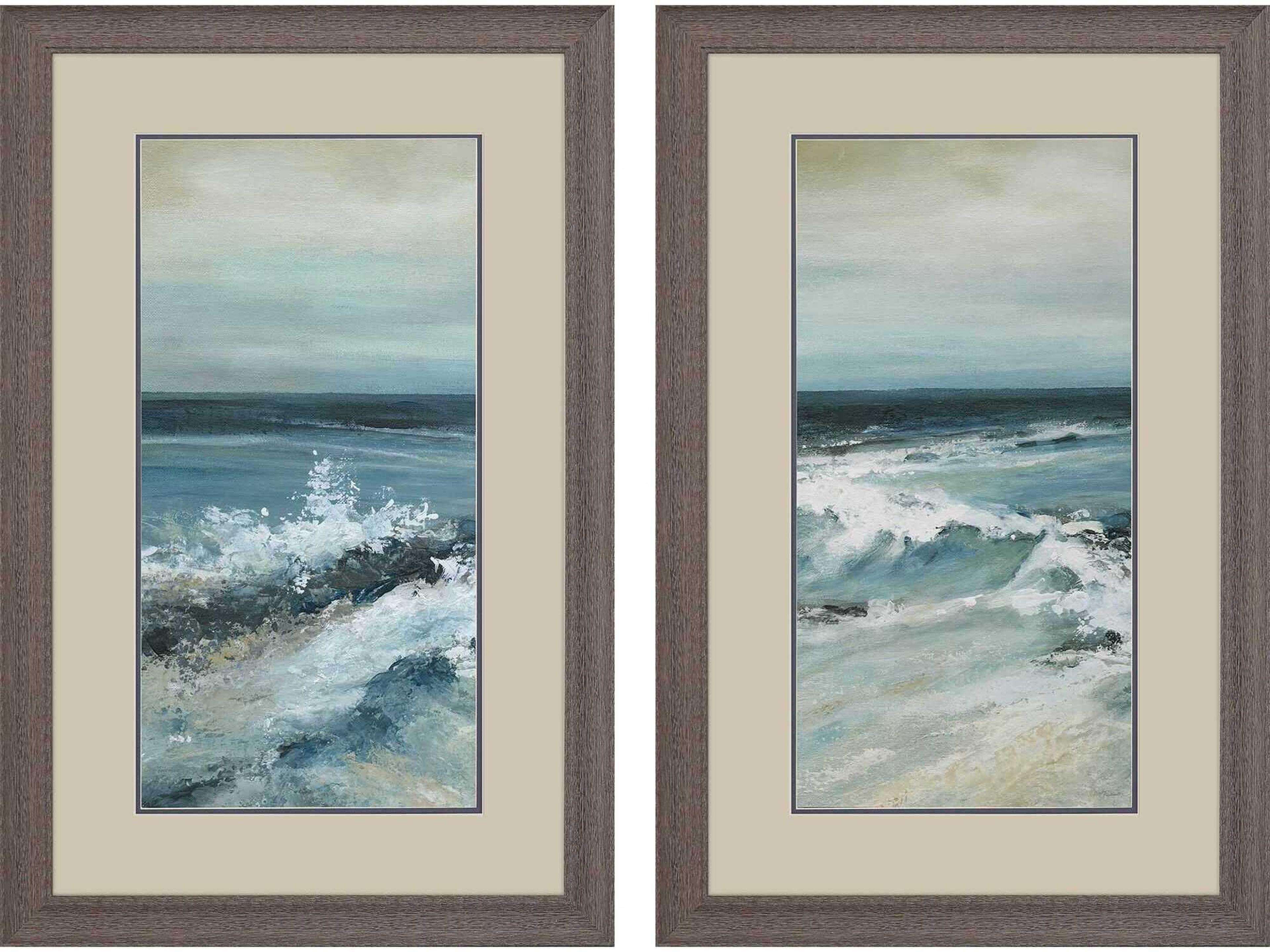 Paragon Waterside Converging Currents Wall Art Set of 2