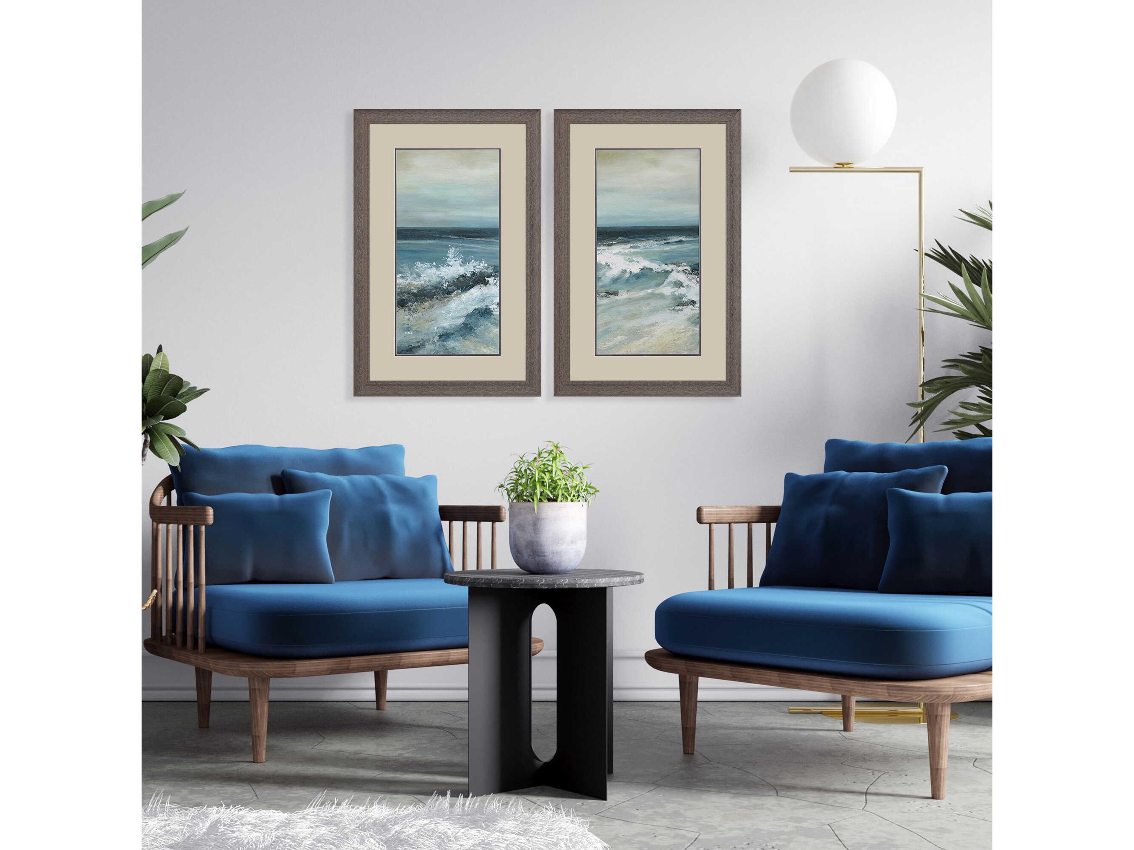 Paragon Waterside Converging Currents Wall Art Set of 2