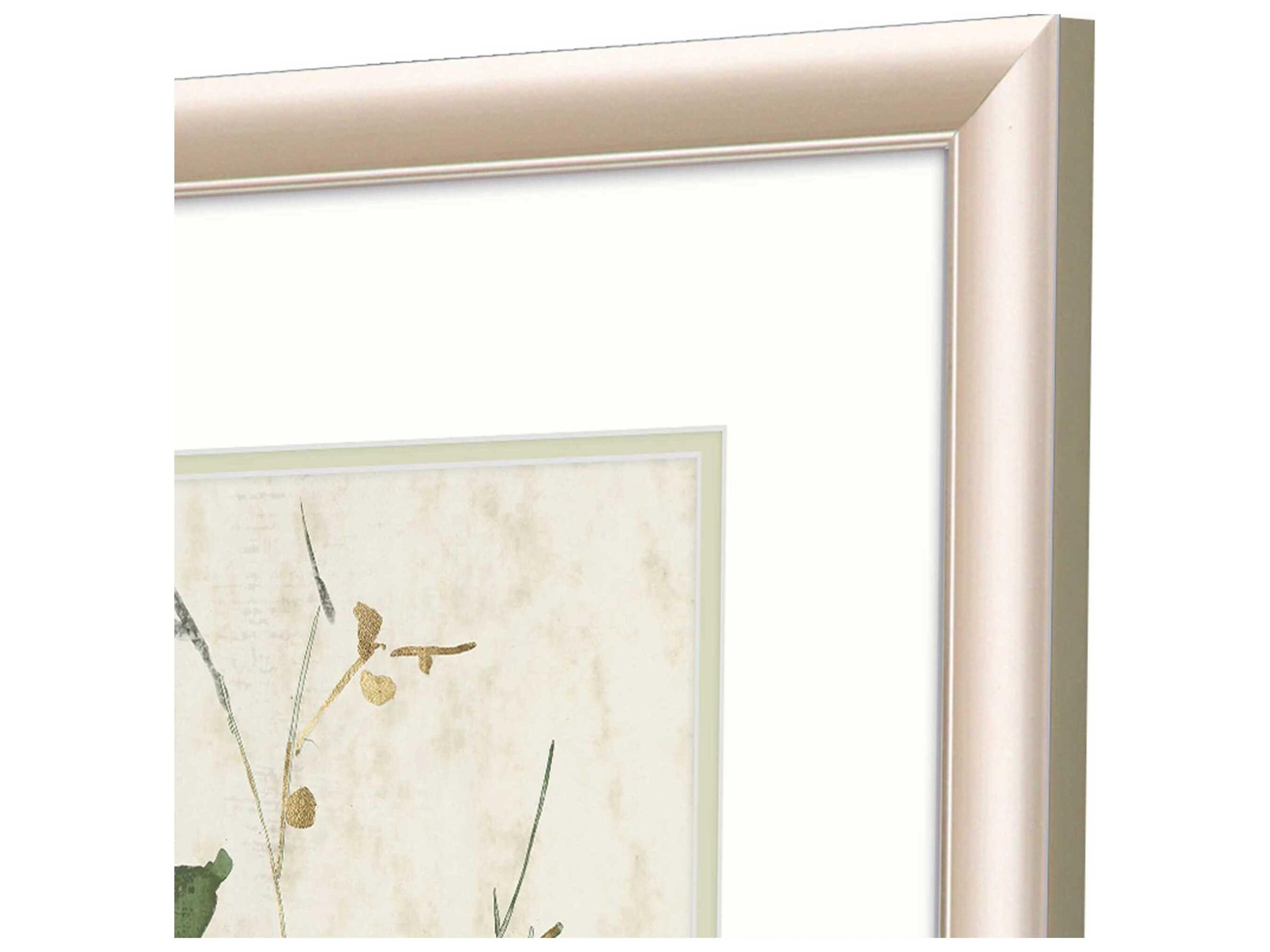 Paragon Florals Golden Green Branches Wall Art Set of 2