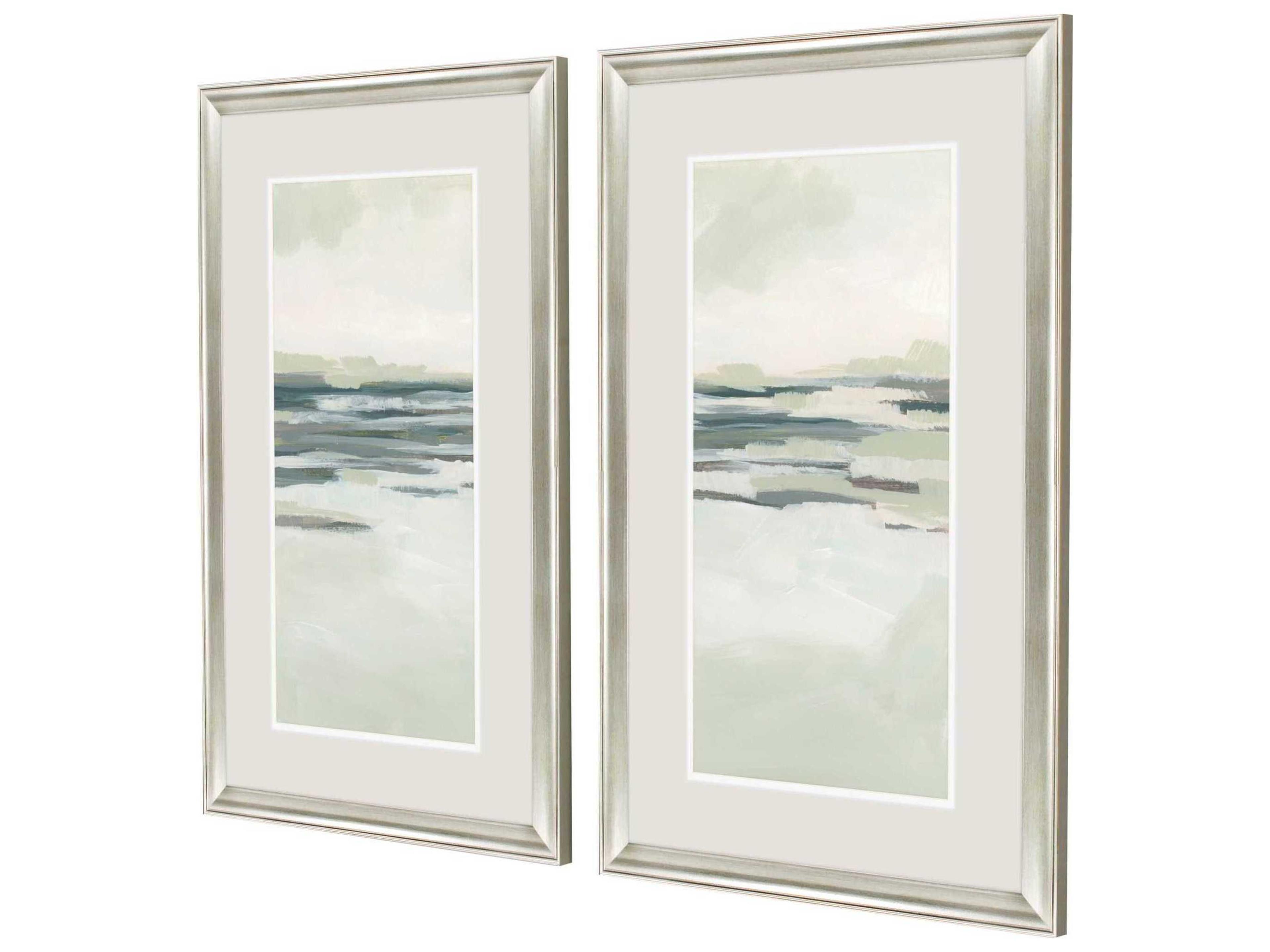 Paragon Waterside Moss Coastline-I Wall Art Set of 2