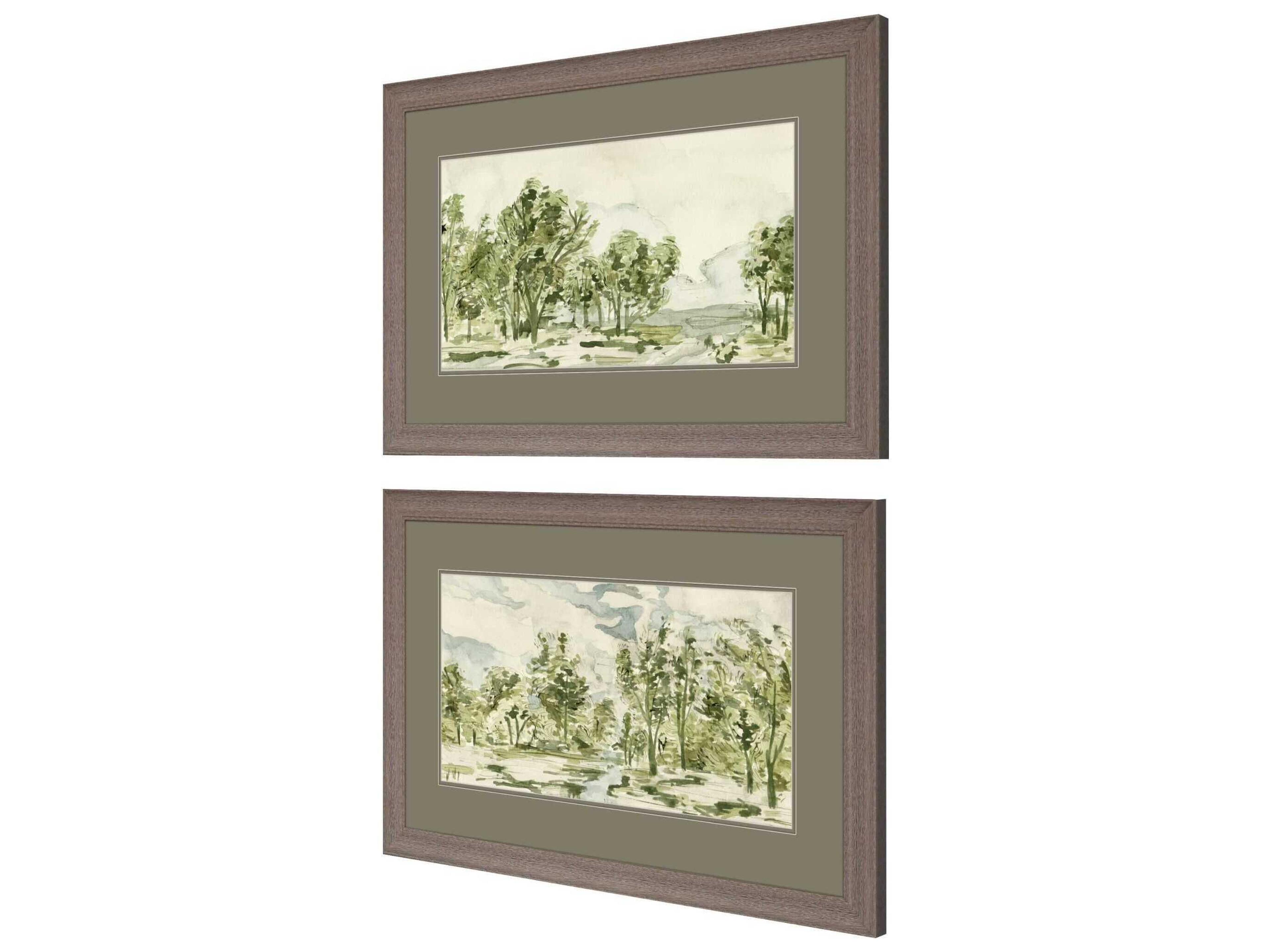 Paragon Landscapes Forest Path Wall Art Set of 2