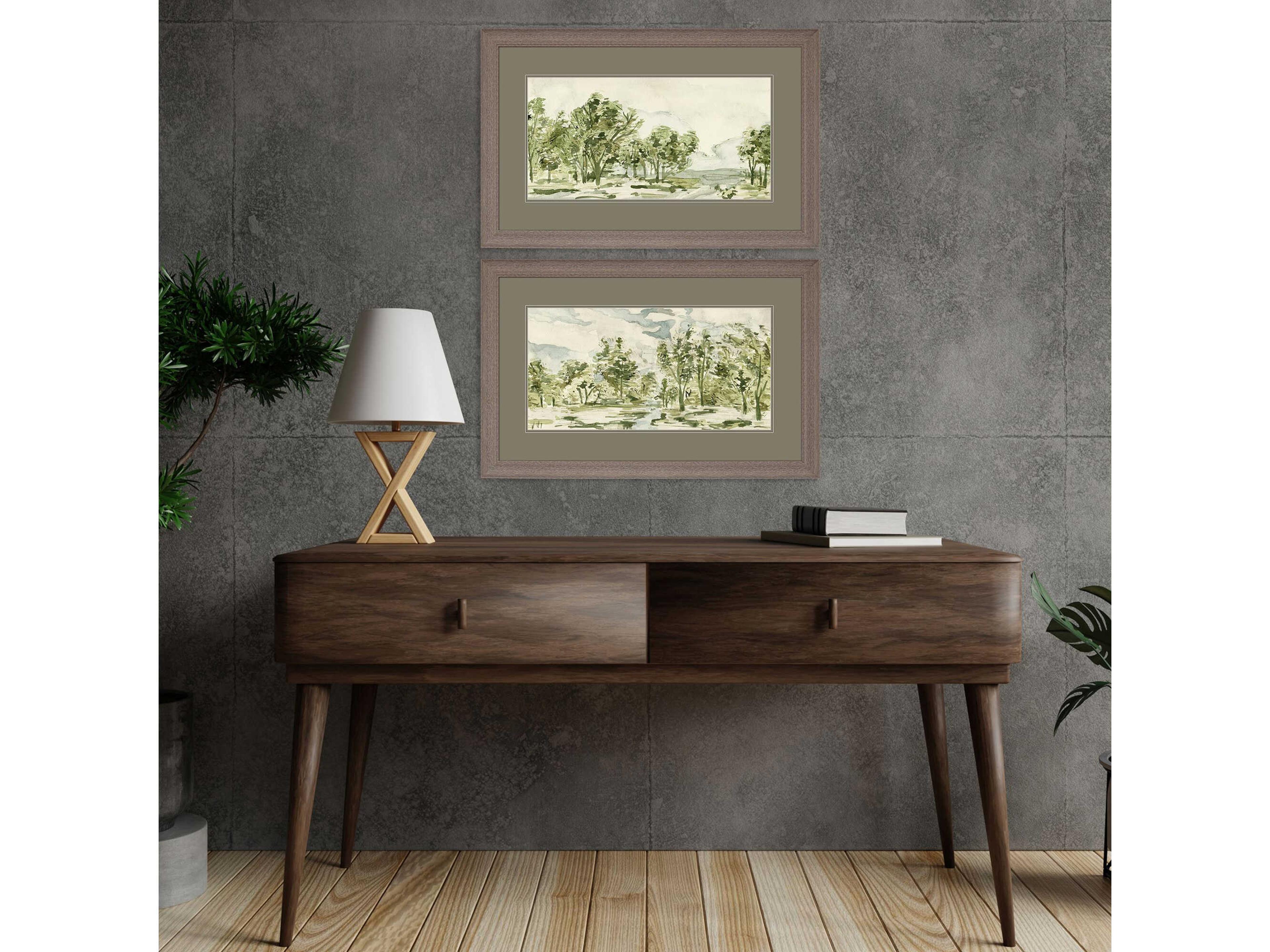 Paragon Landscapes Forest Path Wall Art Set of 2
