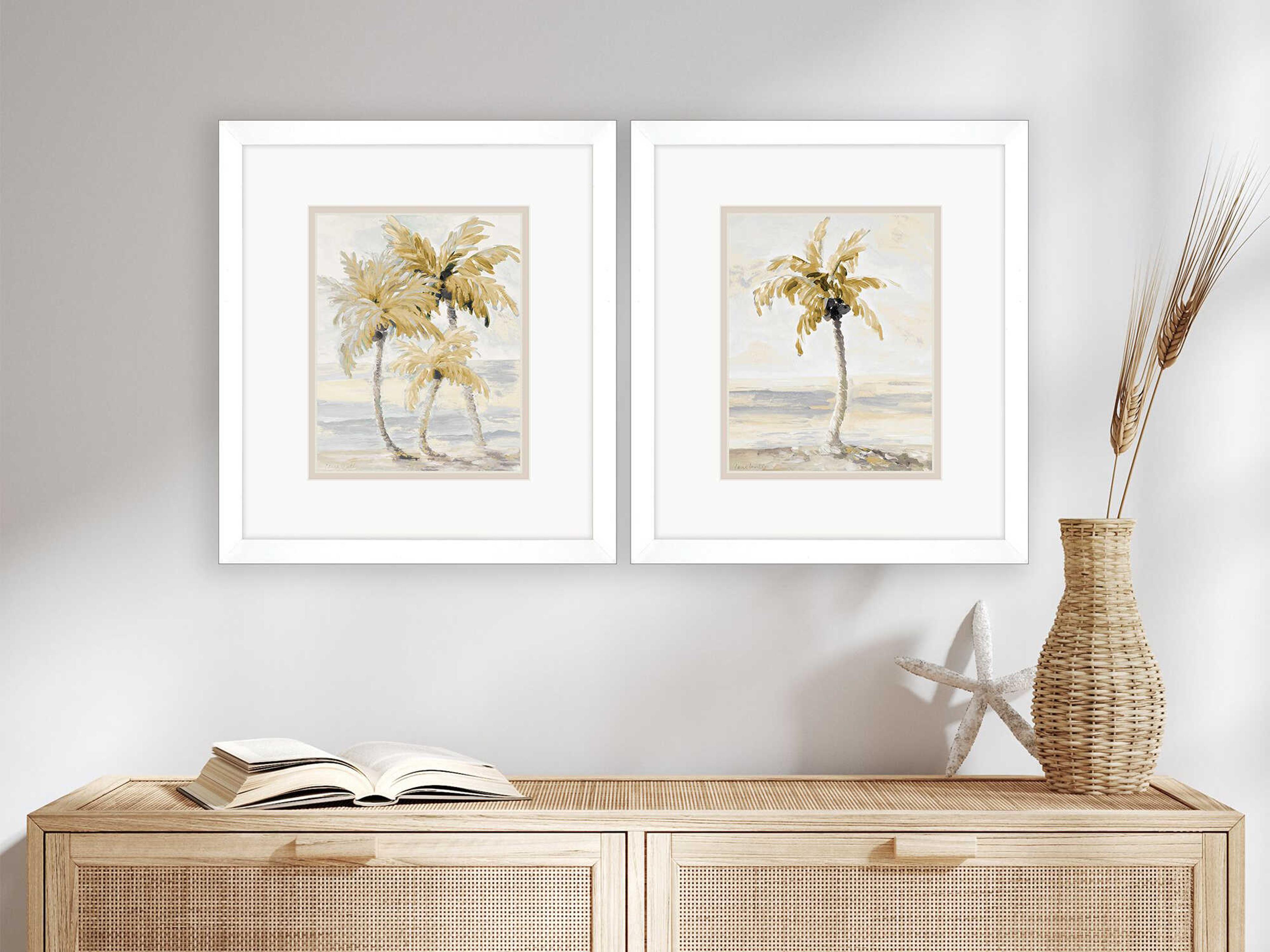Paragon Gold Palm in Paradise Wall Art Set of 2