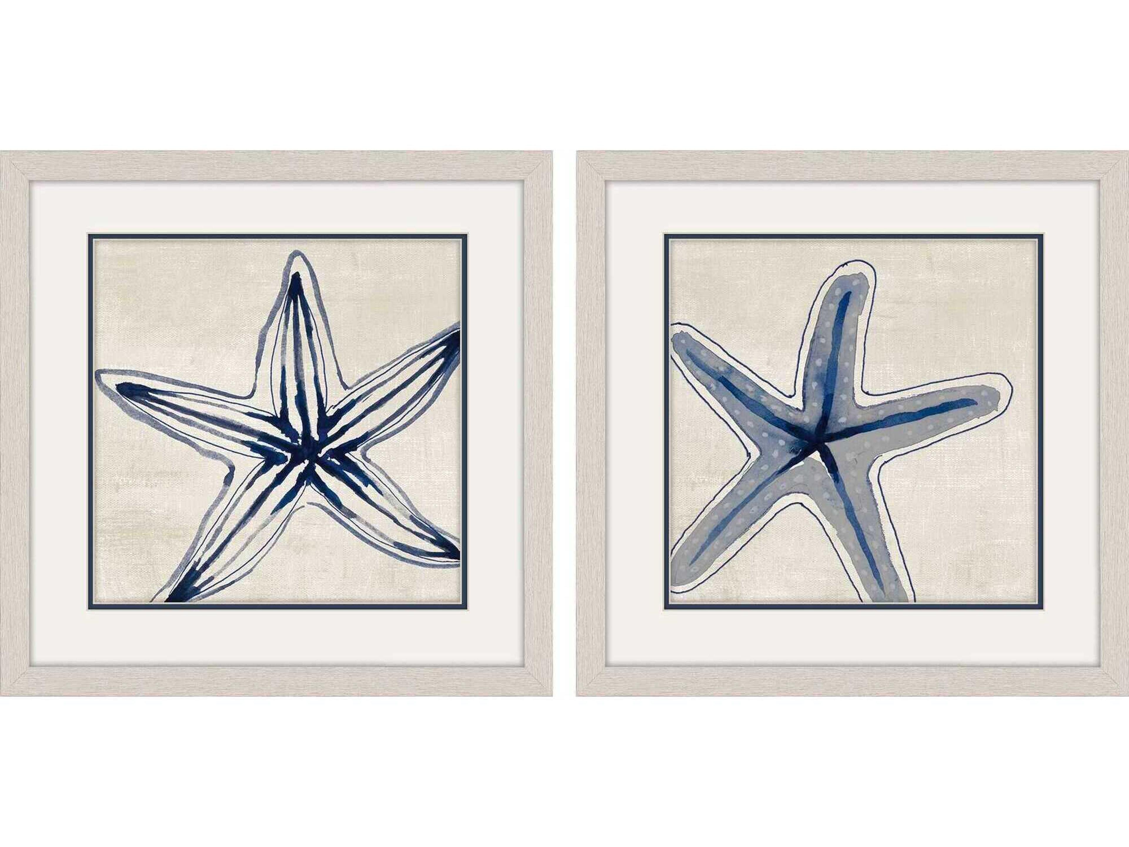 Paragon Shades of Starfish Wall Art Set of 2