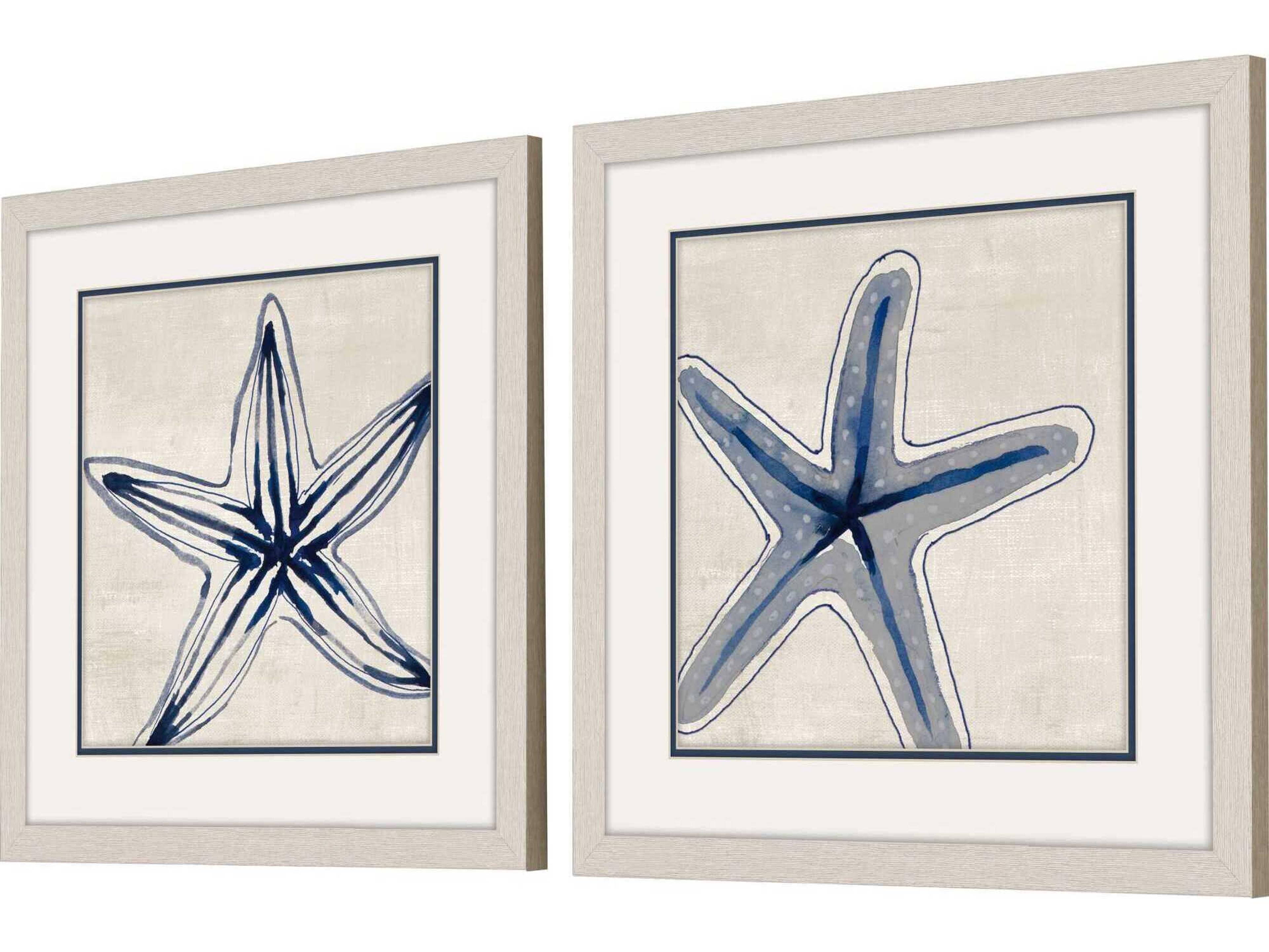 Paragon Shades of Starfish Wall Art Set of 2