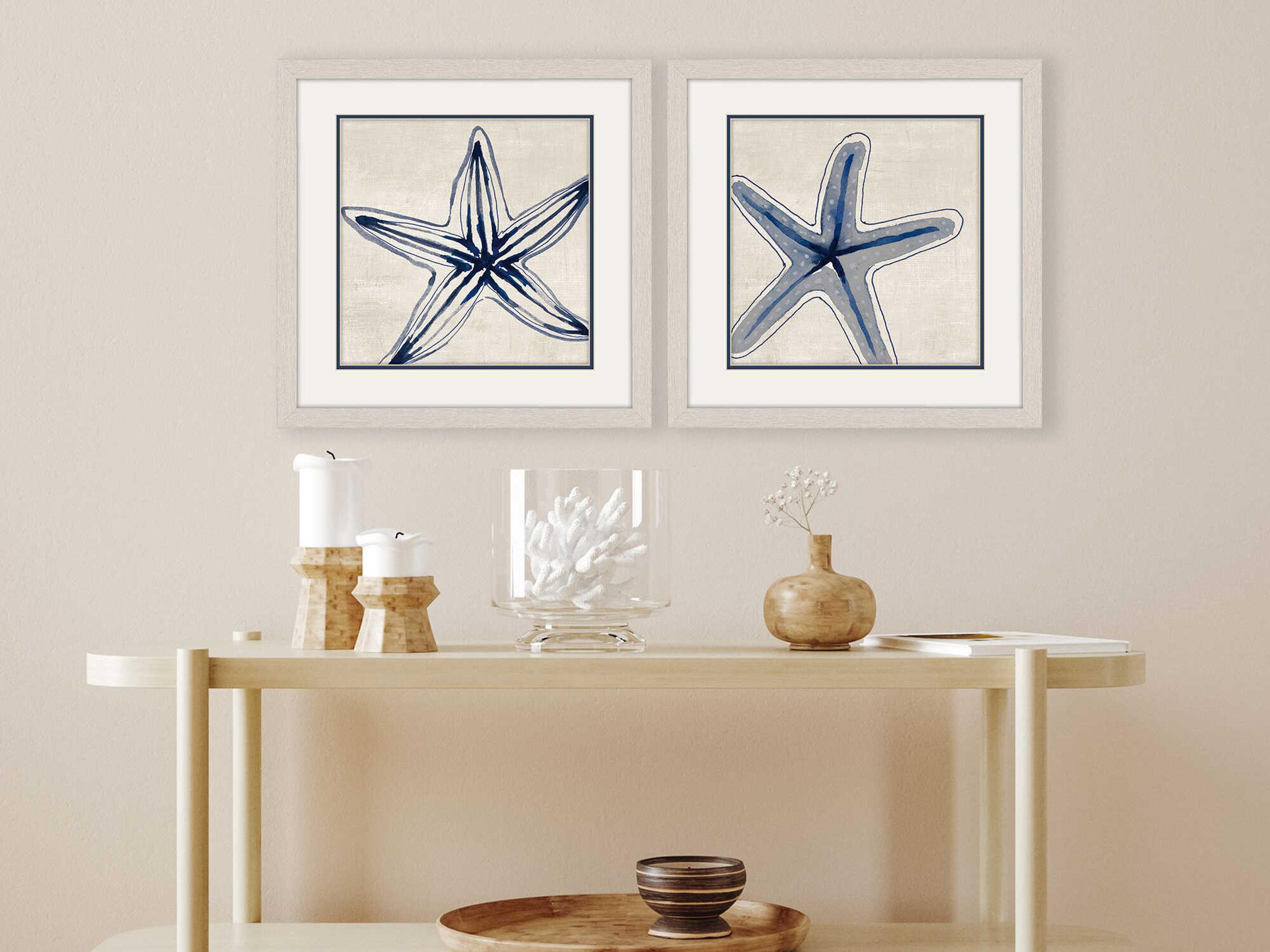 Paragon Shades of Starfish Wall Art Set of 2