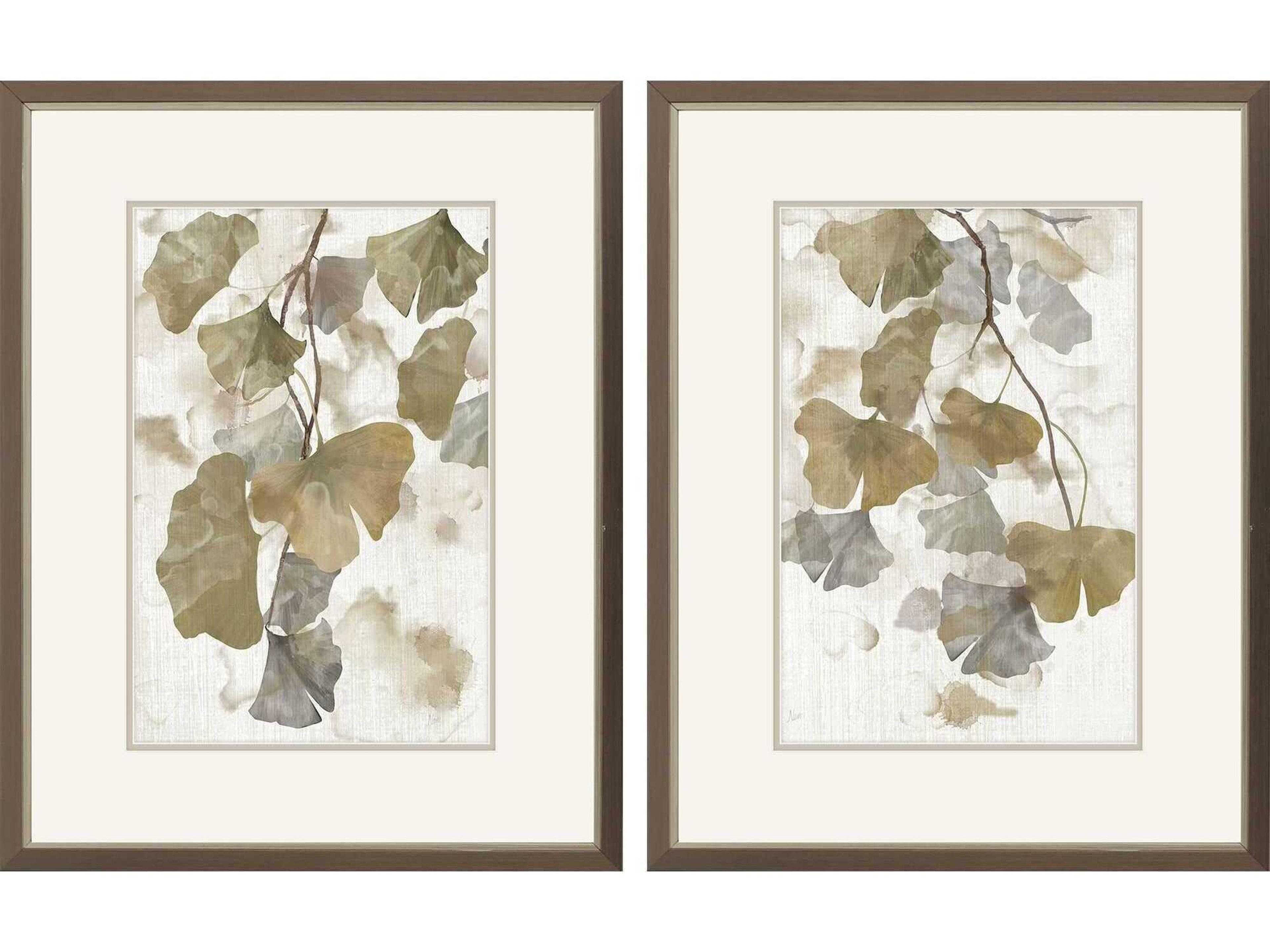 Paragon Gingko Accent Wall Art Set of 2