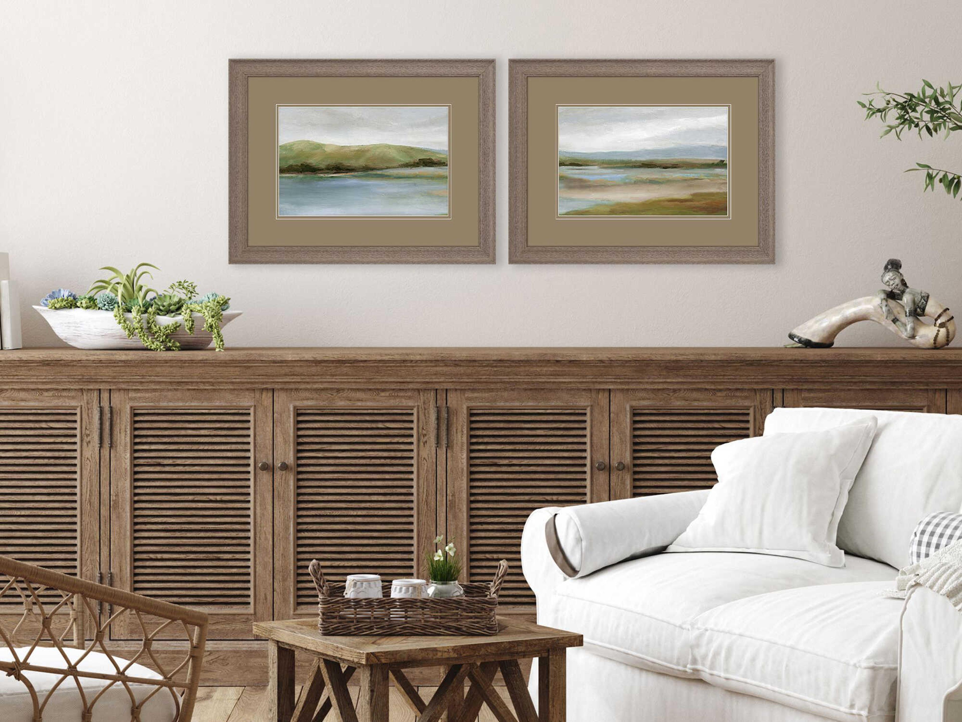 Paragon Foothills with Lake Wall Art Set of 2