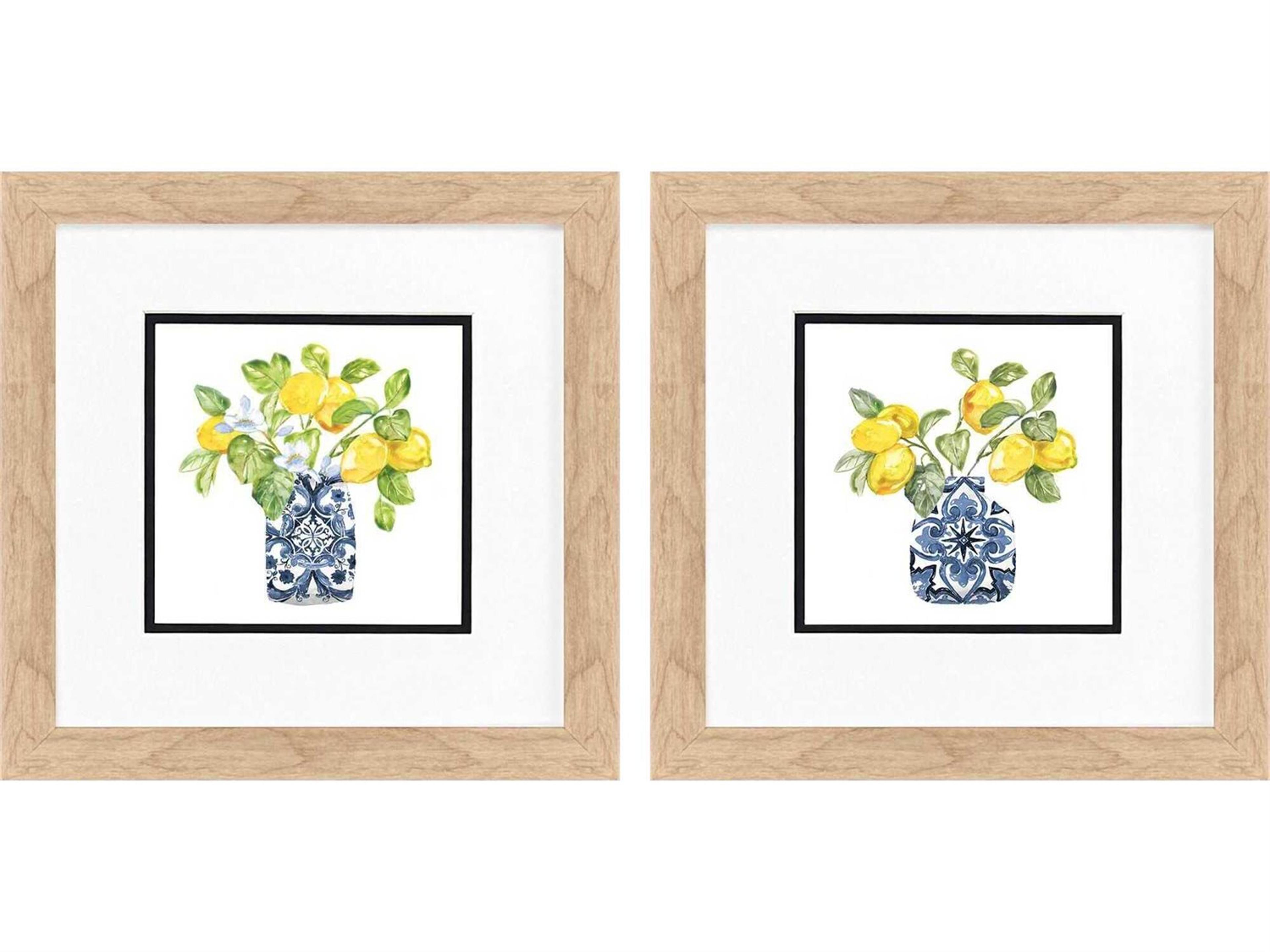 Culinary Lemon Life Wall Art Set of 2