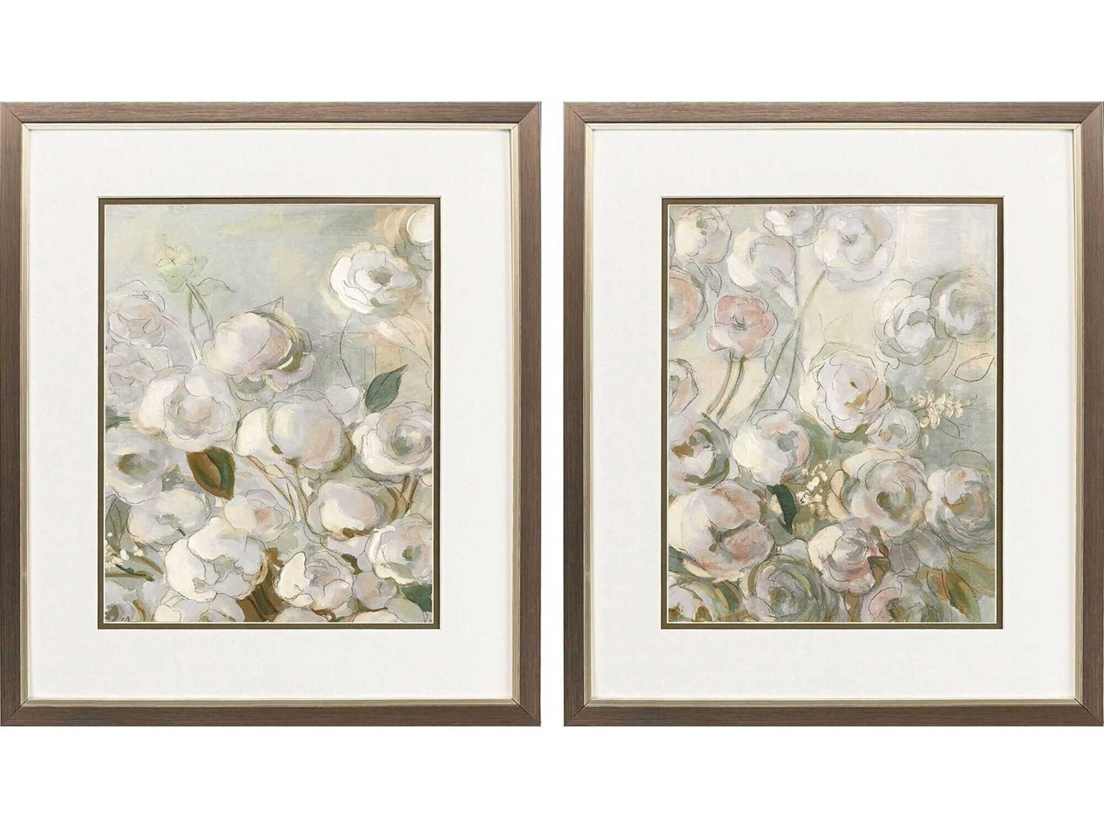 Paragon Florals Climbing Roses Wall Art Set of 2