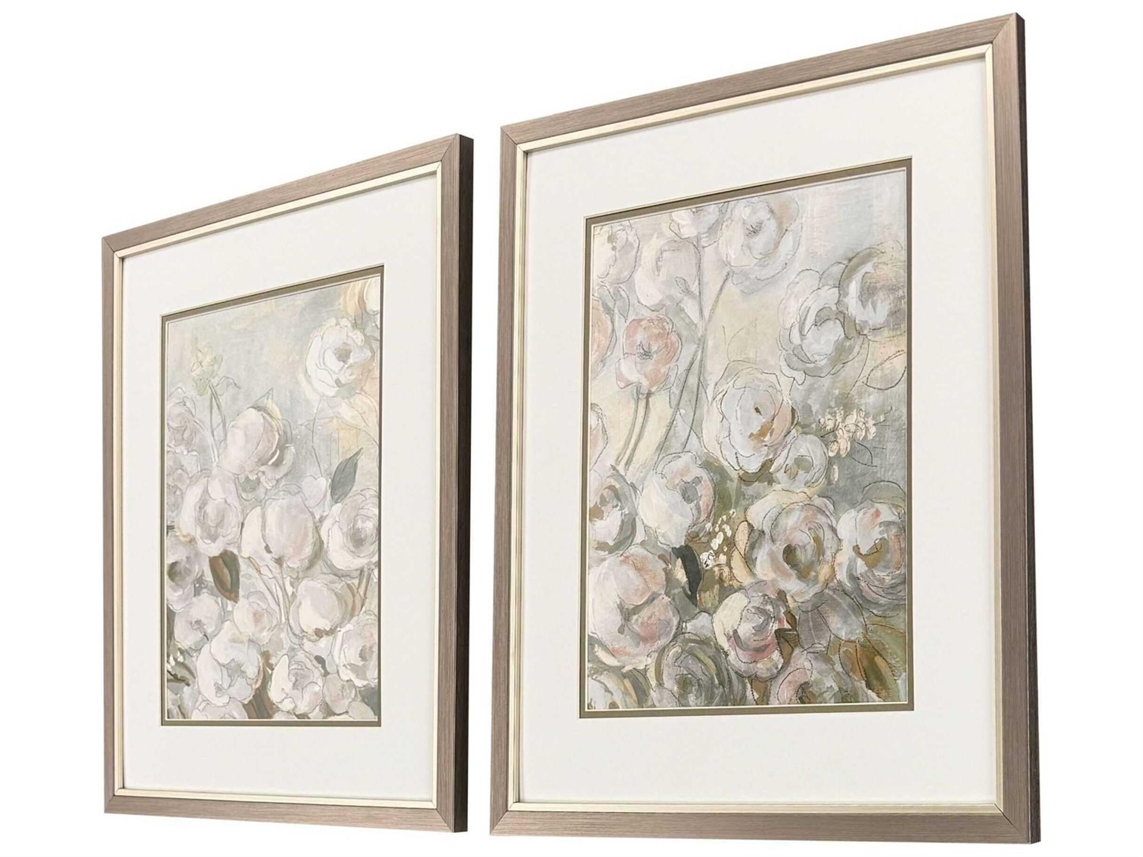 Paragon Florals Climbing Roses Wall Art Set of 2