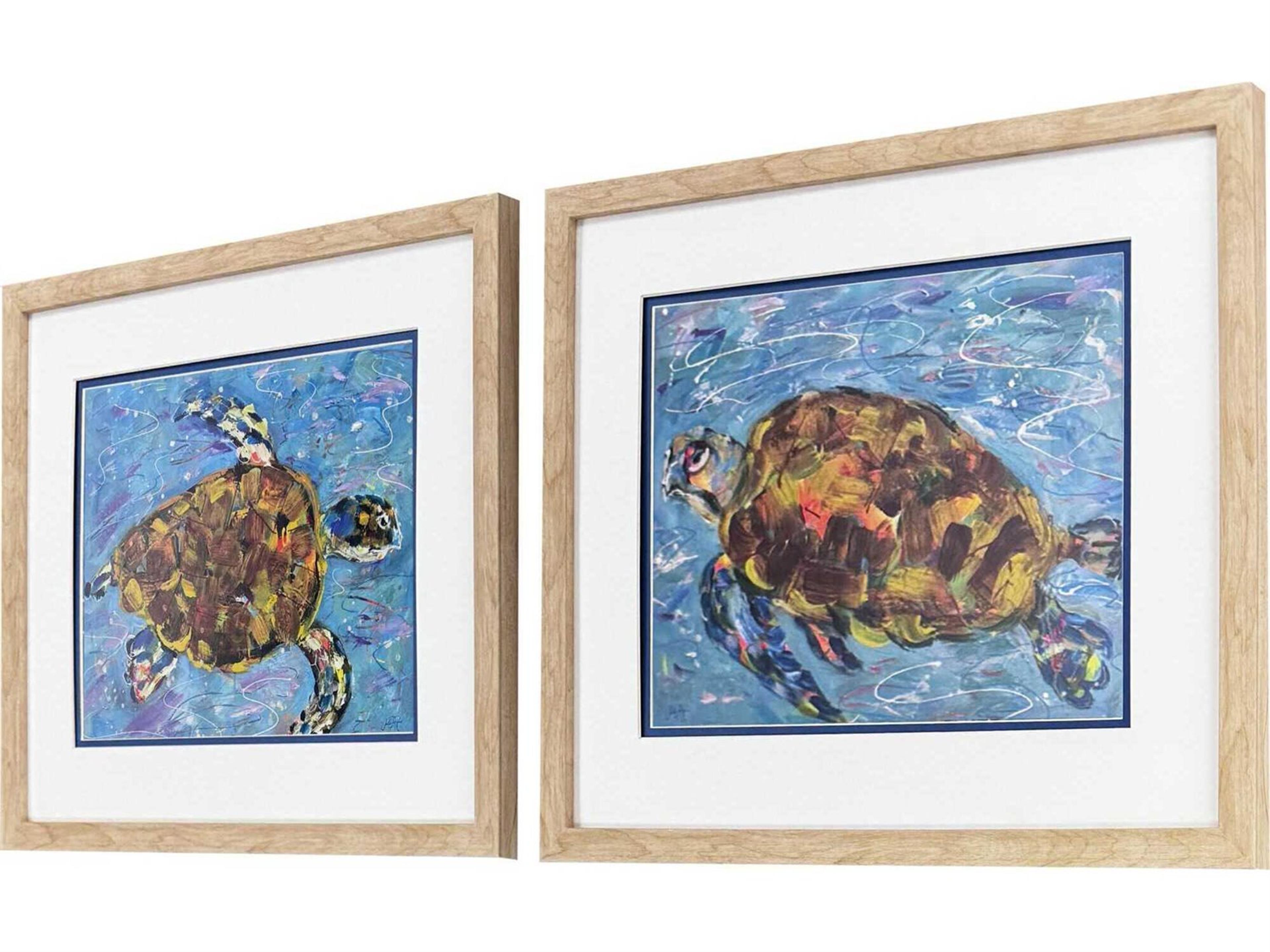 Paragon Animals Morning Swim Wall Art Set of 2