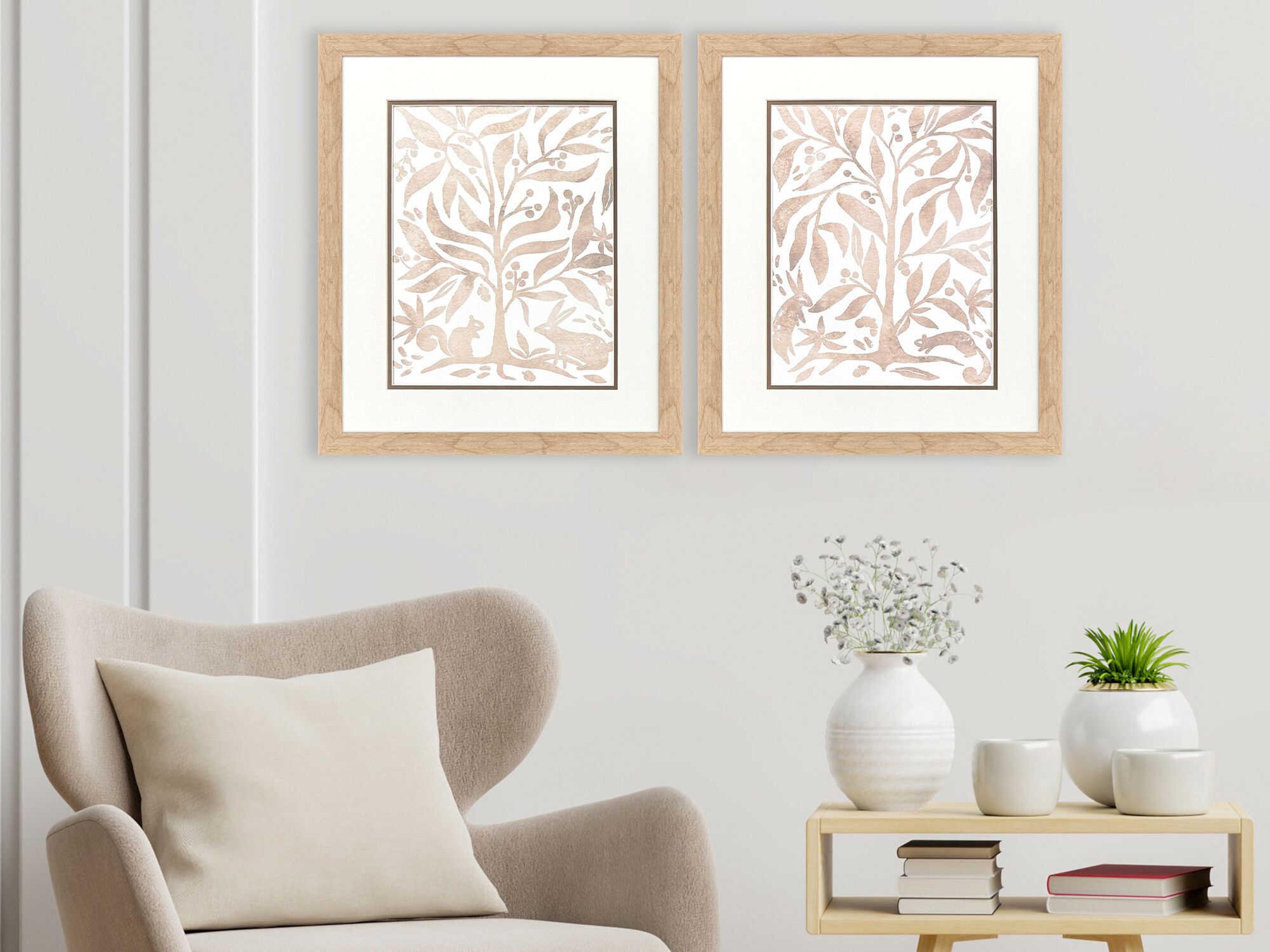 Paragon Animals Woodland Animals Wall Art Set of 2