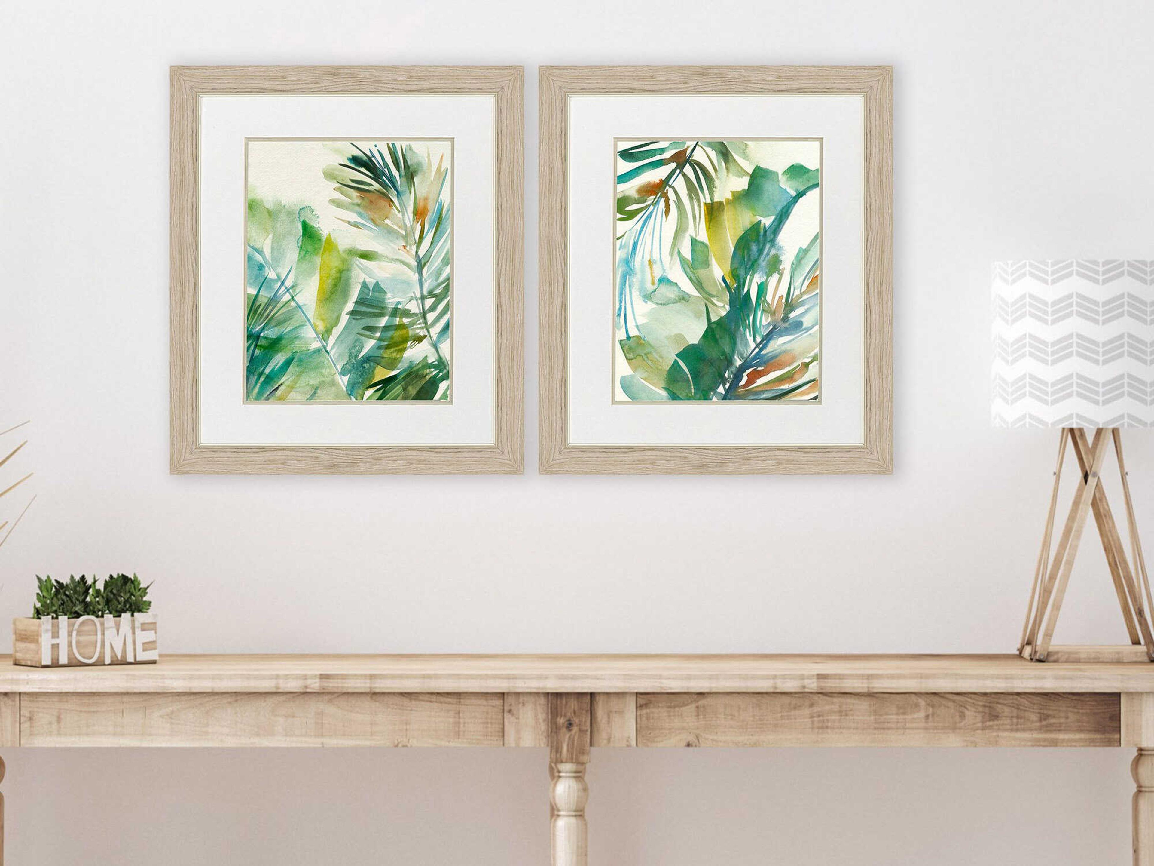 Paragon Florals Paradise Memory Wall Art Set of 2