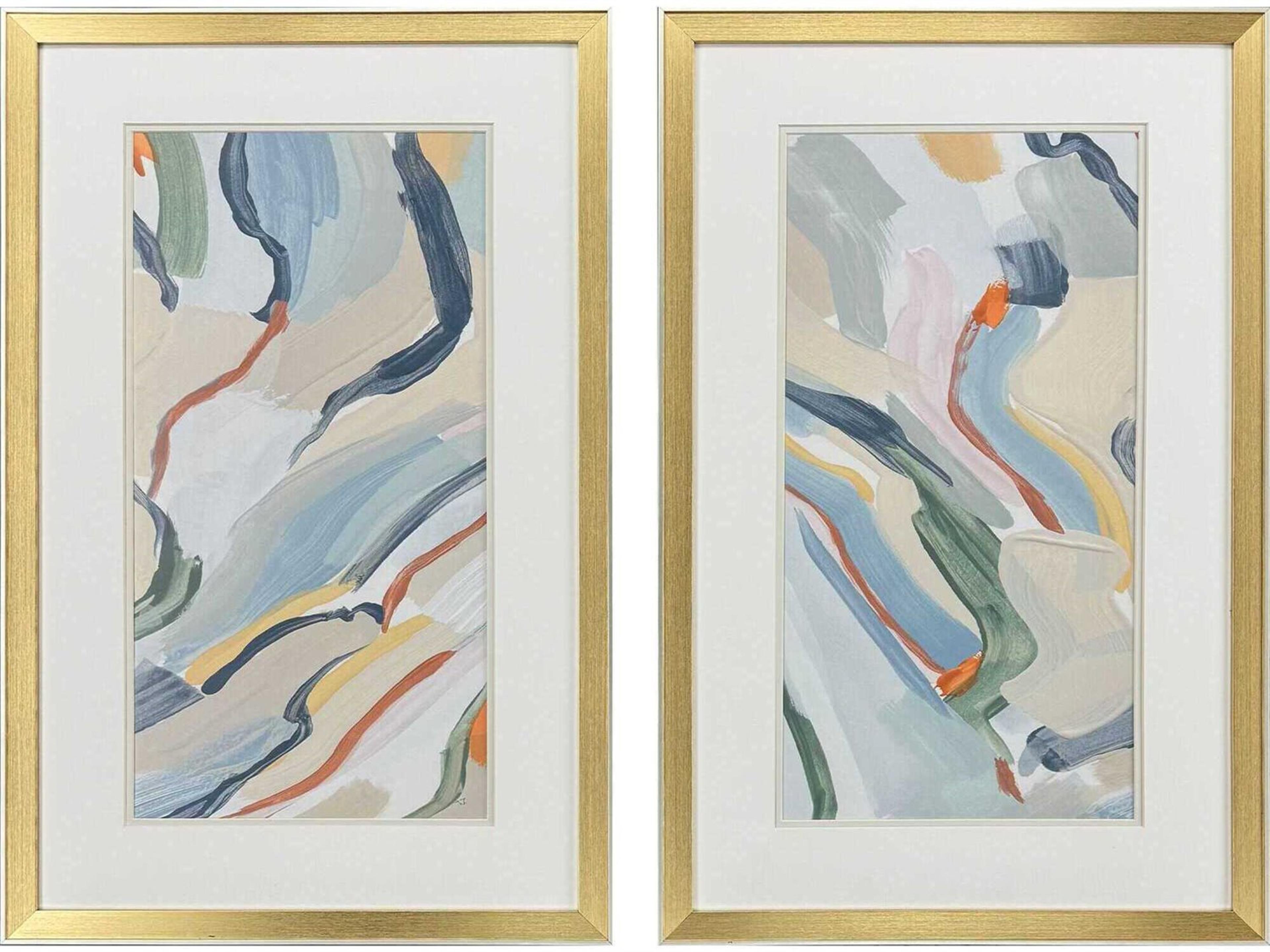 Abstract Pour Monsieur Wall Art Set of 2