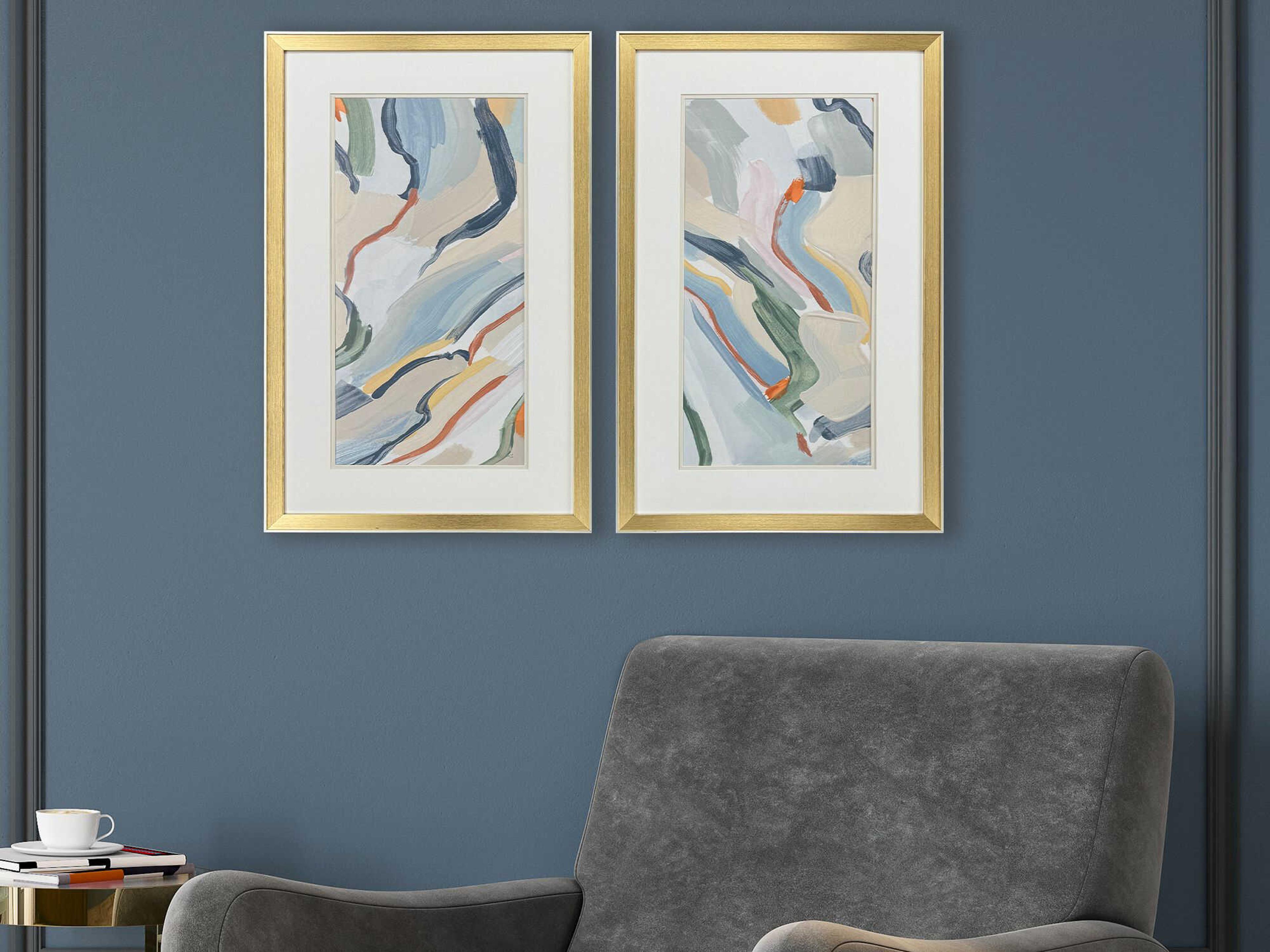 Paragon Abstract Pour Monsieur Wall Art Set of 2