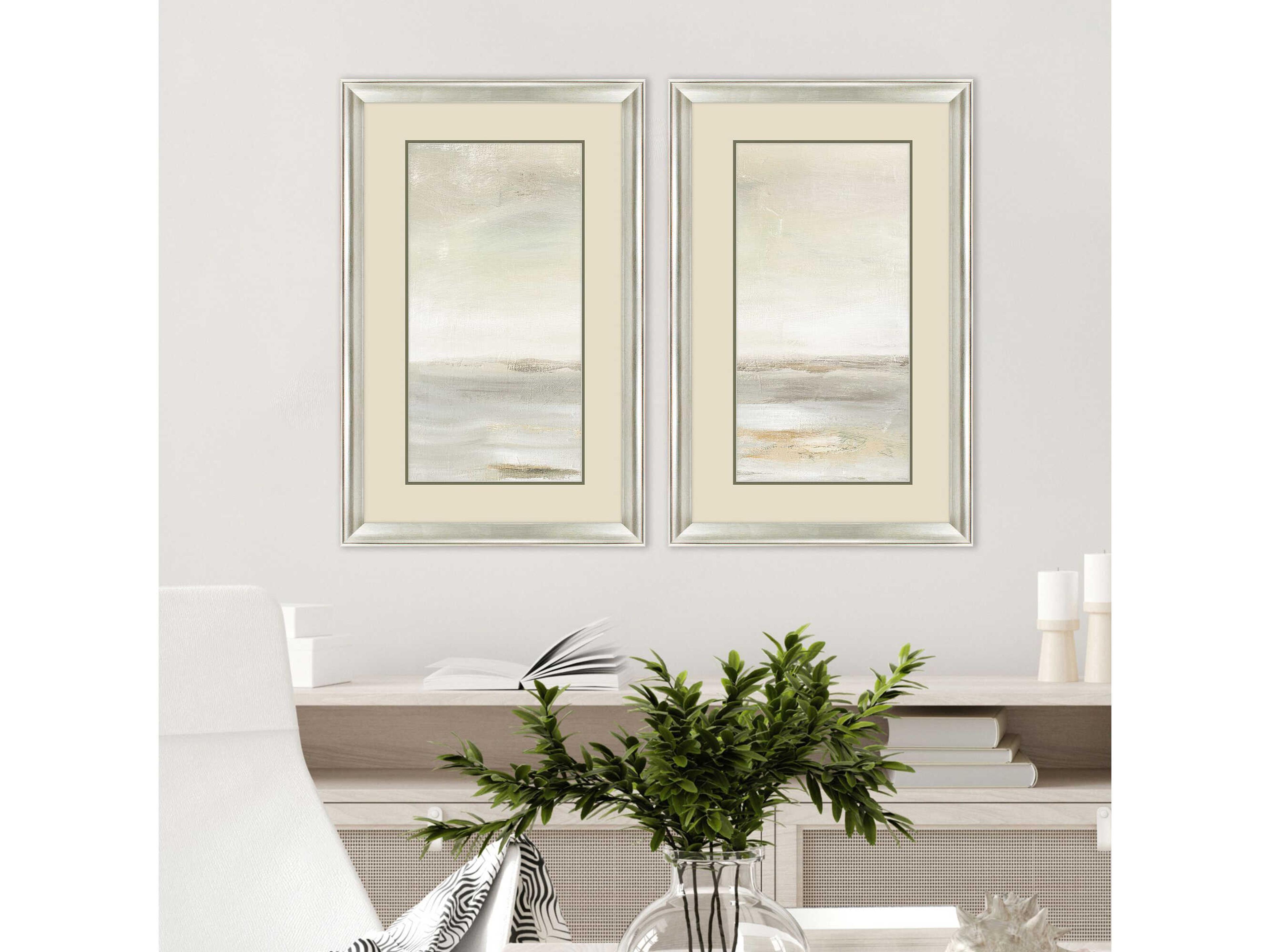 Paragon Abstract Secluded Ocean Wall Art Set of 2