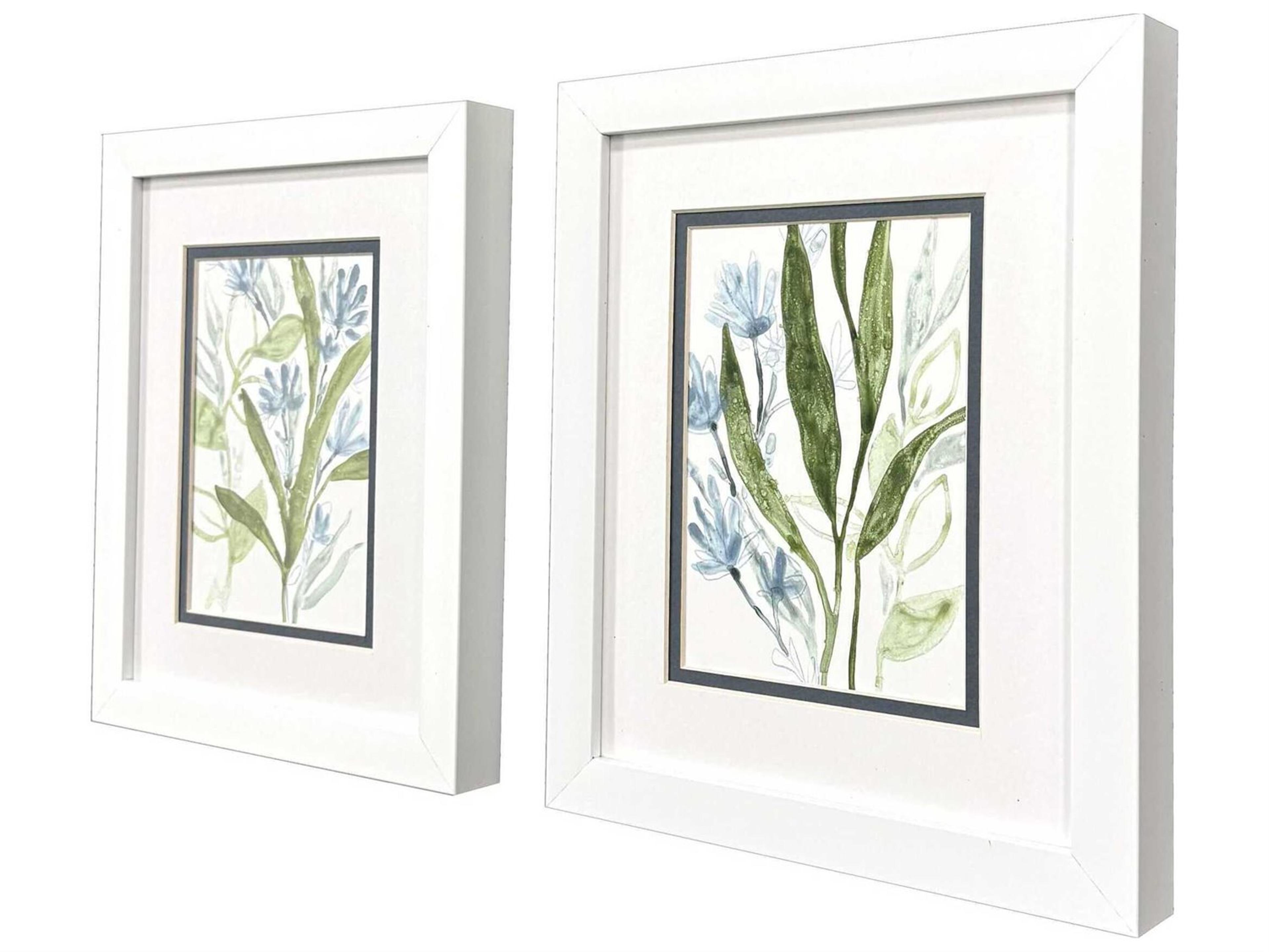 Paragon Waterside Meadow Blues-II Wall Art Set of 2