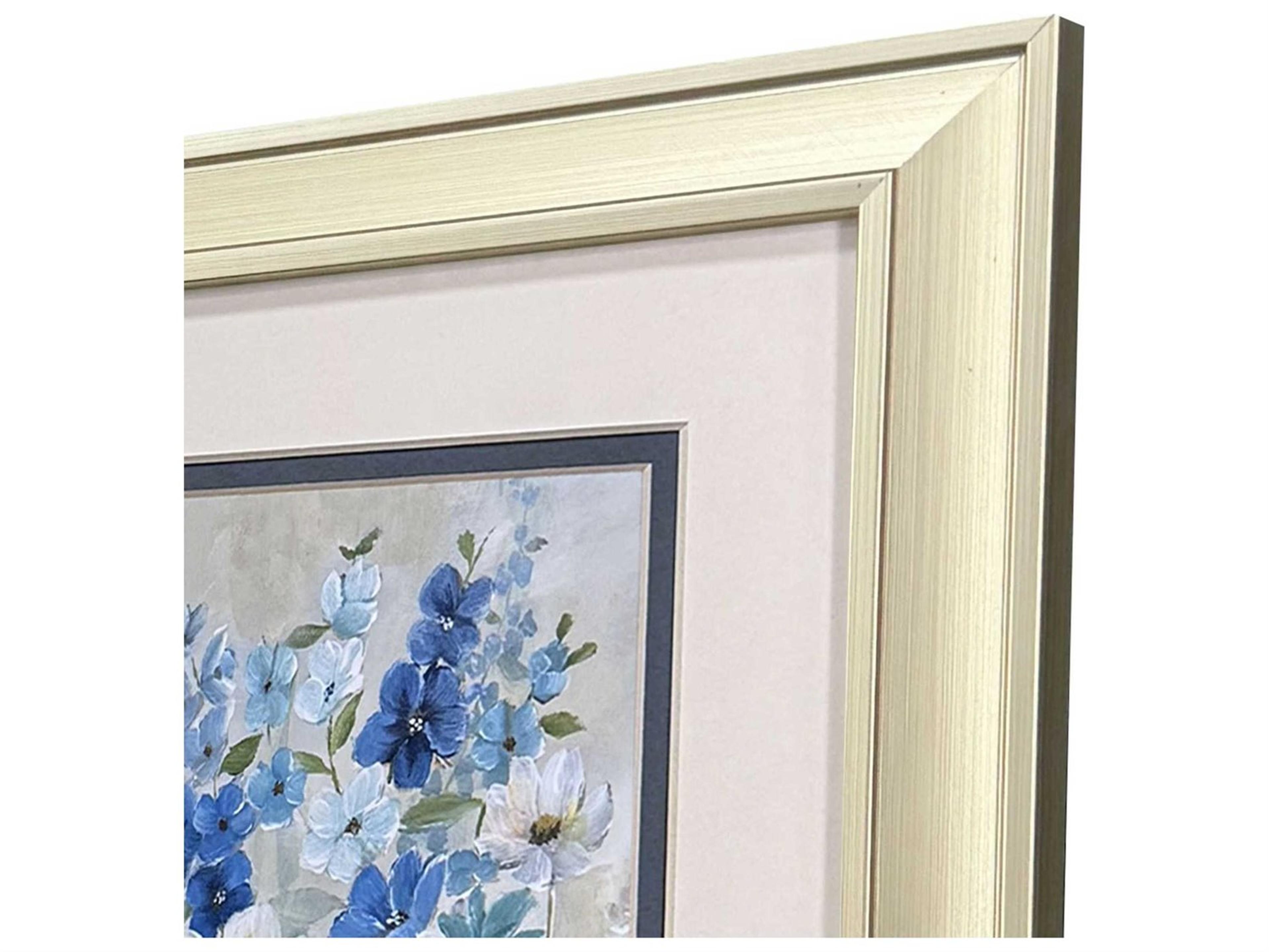 Paragon Florals Blue Garden Wall Art Set of 2