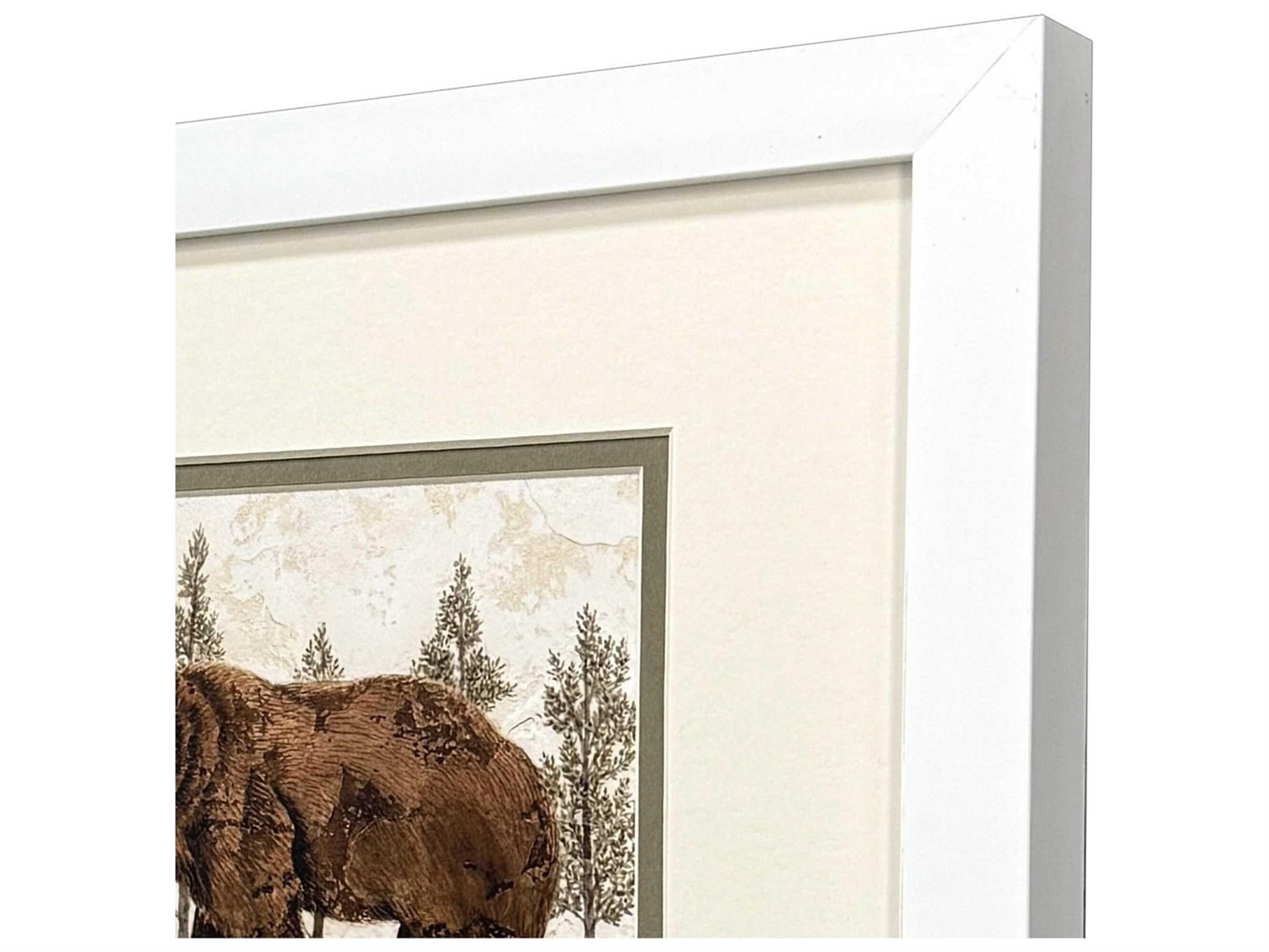 Paragon Animals Lodge Moose Bear Wall Art Set of 2