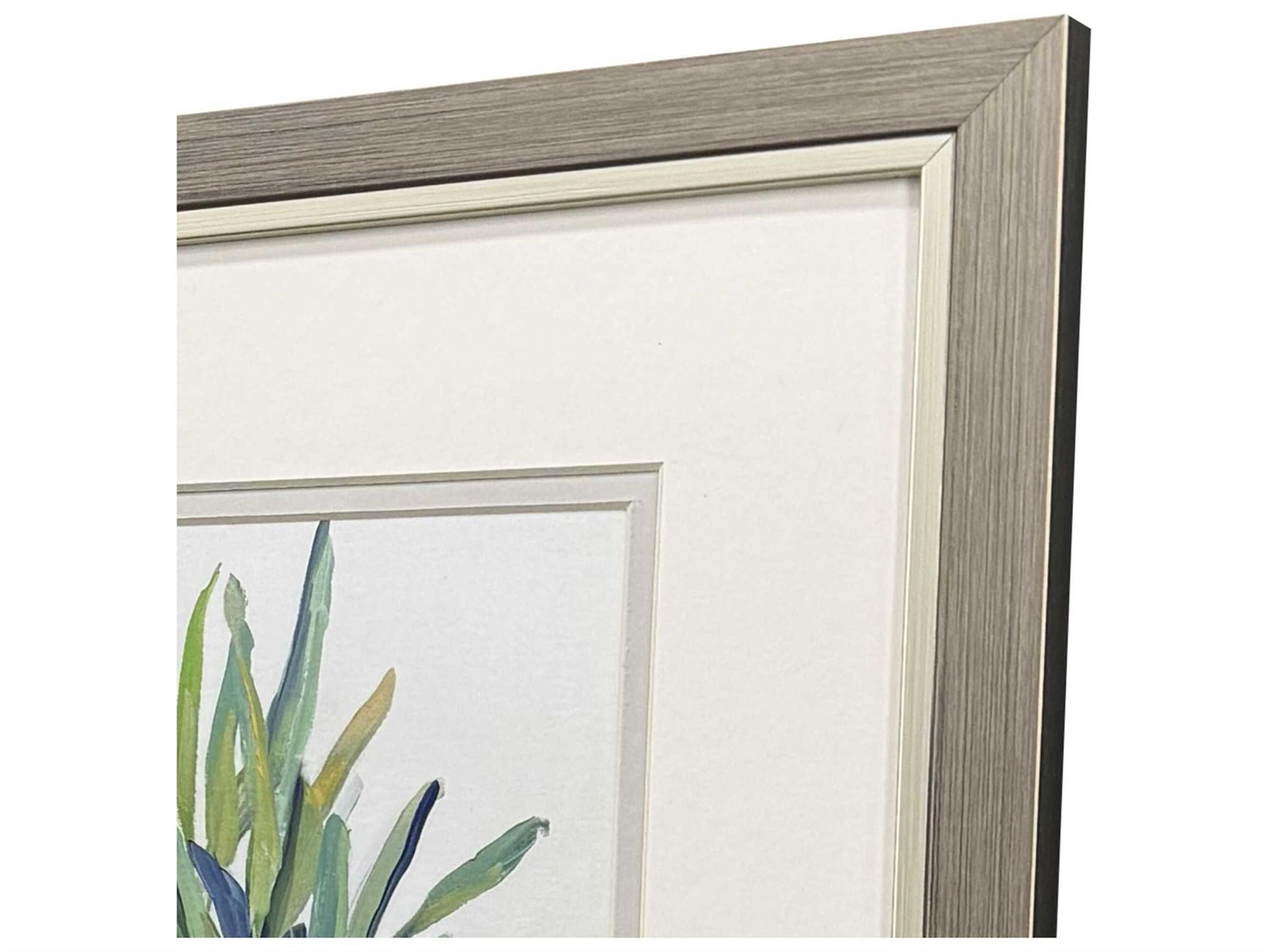 Paragon Waterside Tropical Leaves Wall Art Set of 2