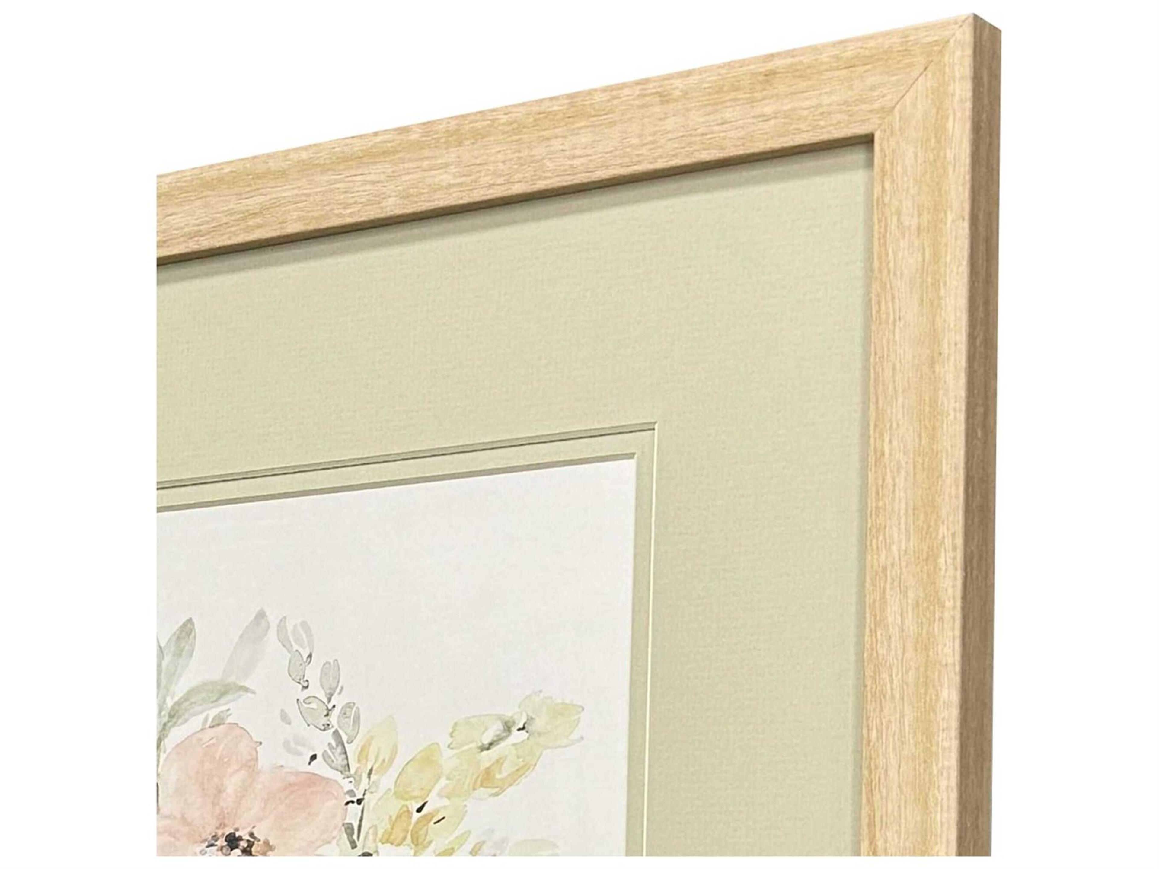 Paragon Florals Creamy Blooms Wall Art Set of 2