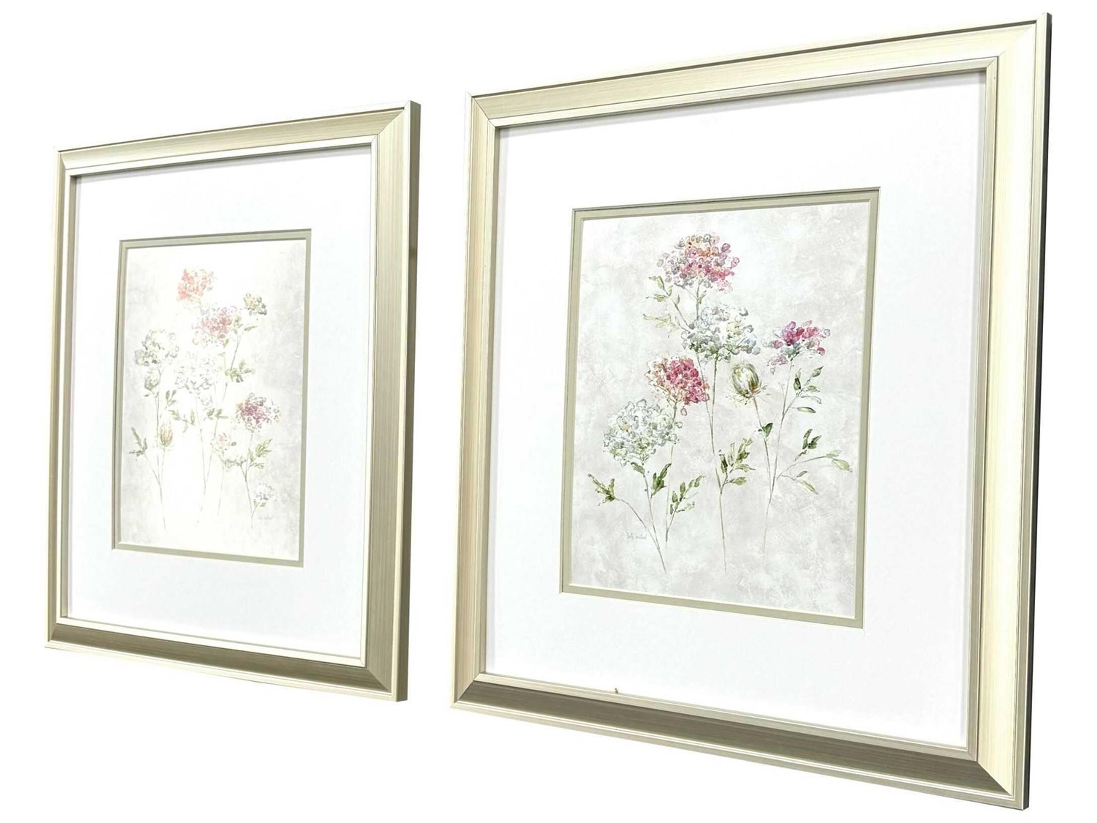 Paragon Florals Soft Lace Wall Art Set of 2