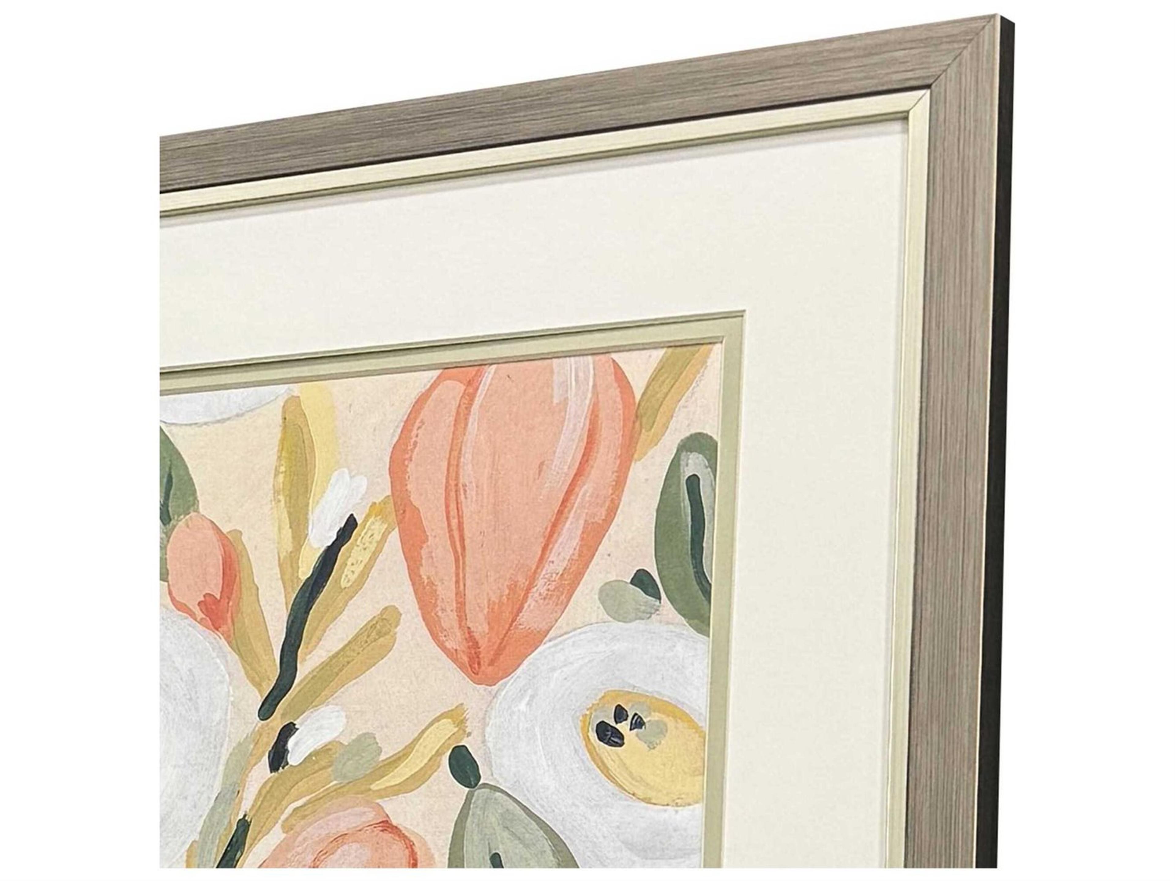 Paragon Florals Gleeful Garden Wall Art Set of 2