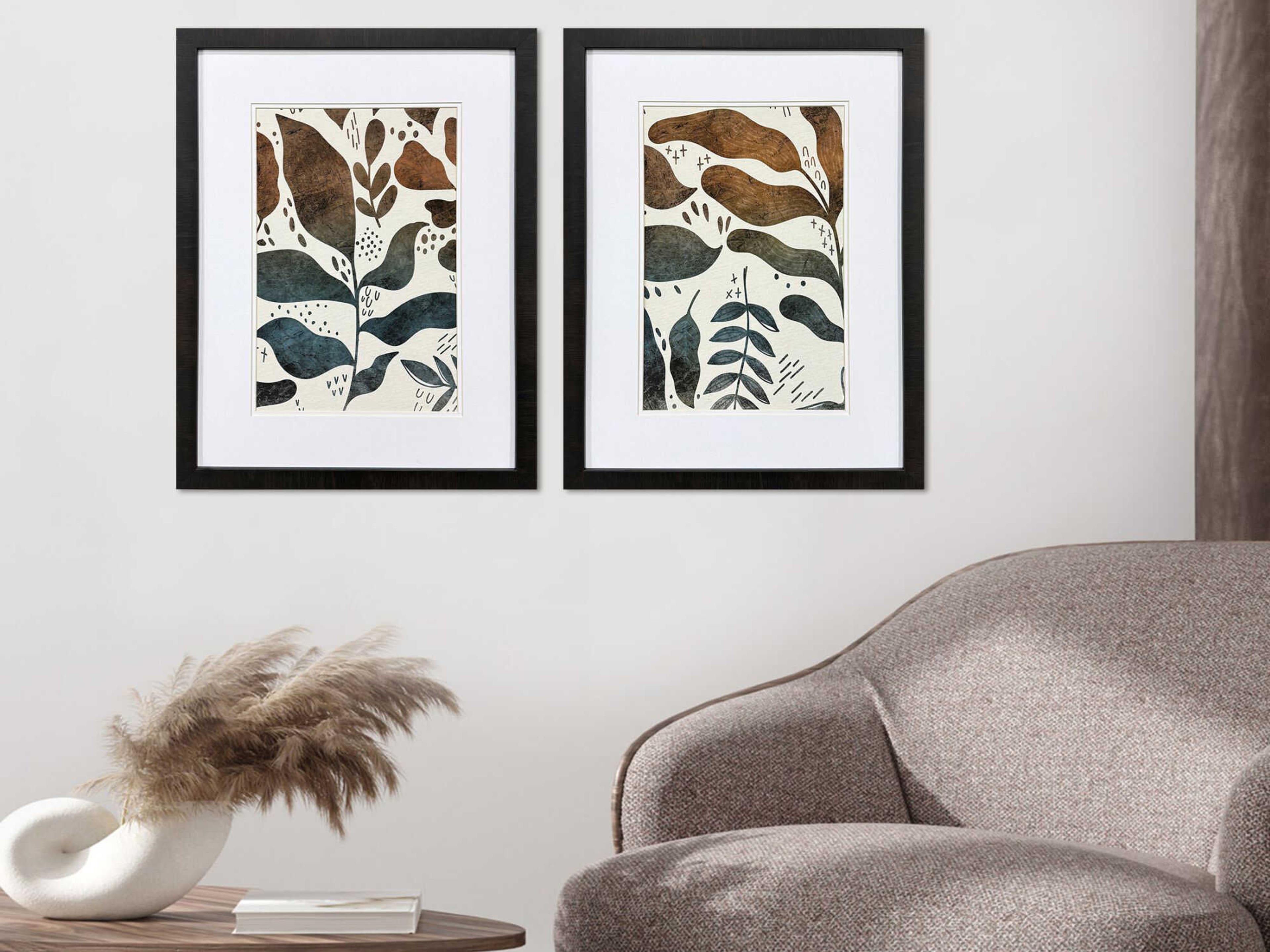 Paragon Florals Dyed Fall Wall Art Set of 2