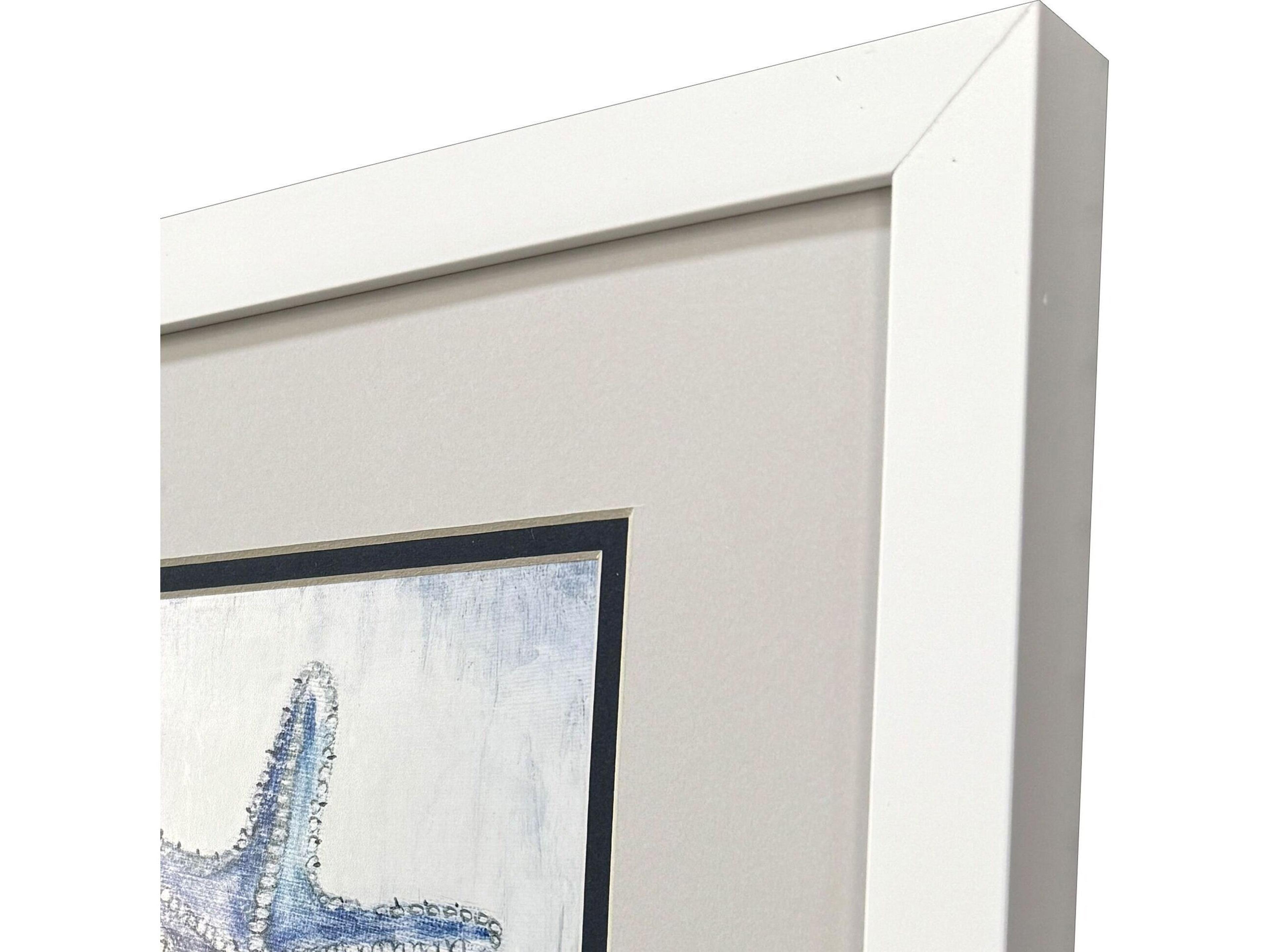 Paragon Azure Shell Framed Art - Set of 2