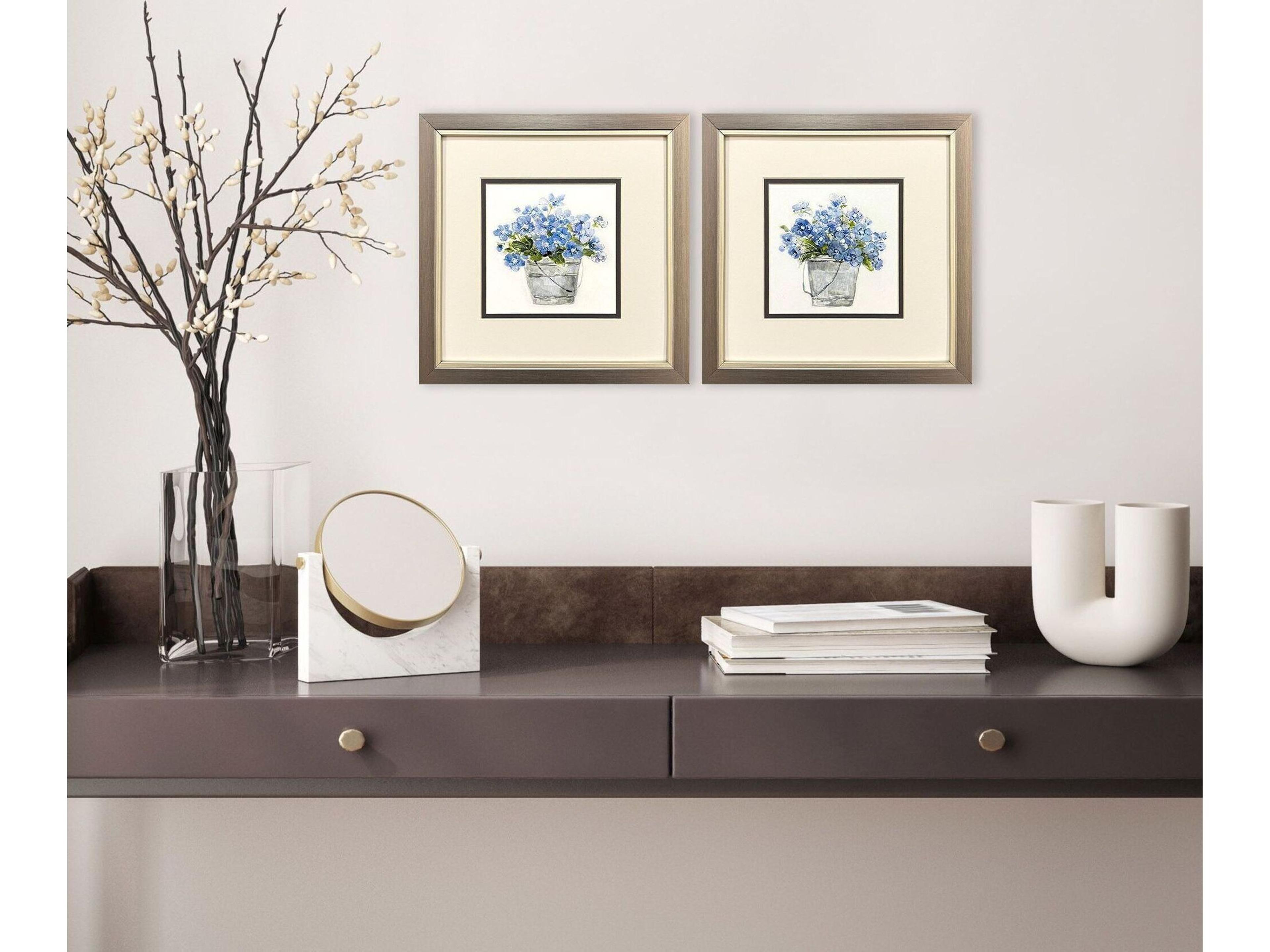 Paragon Bluebells Framed Art - Set of 2