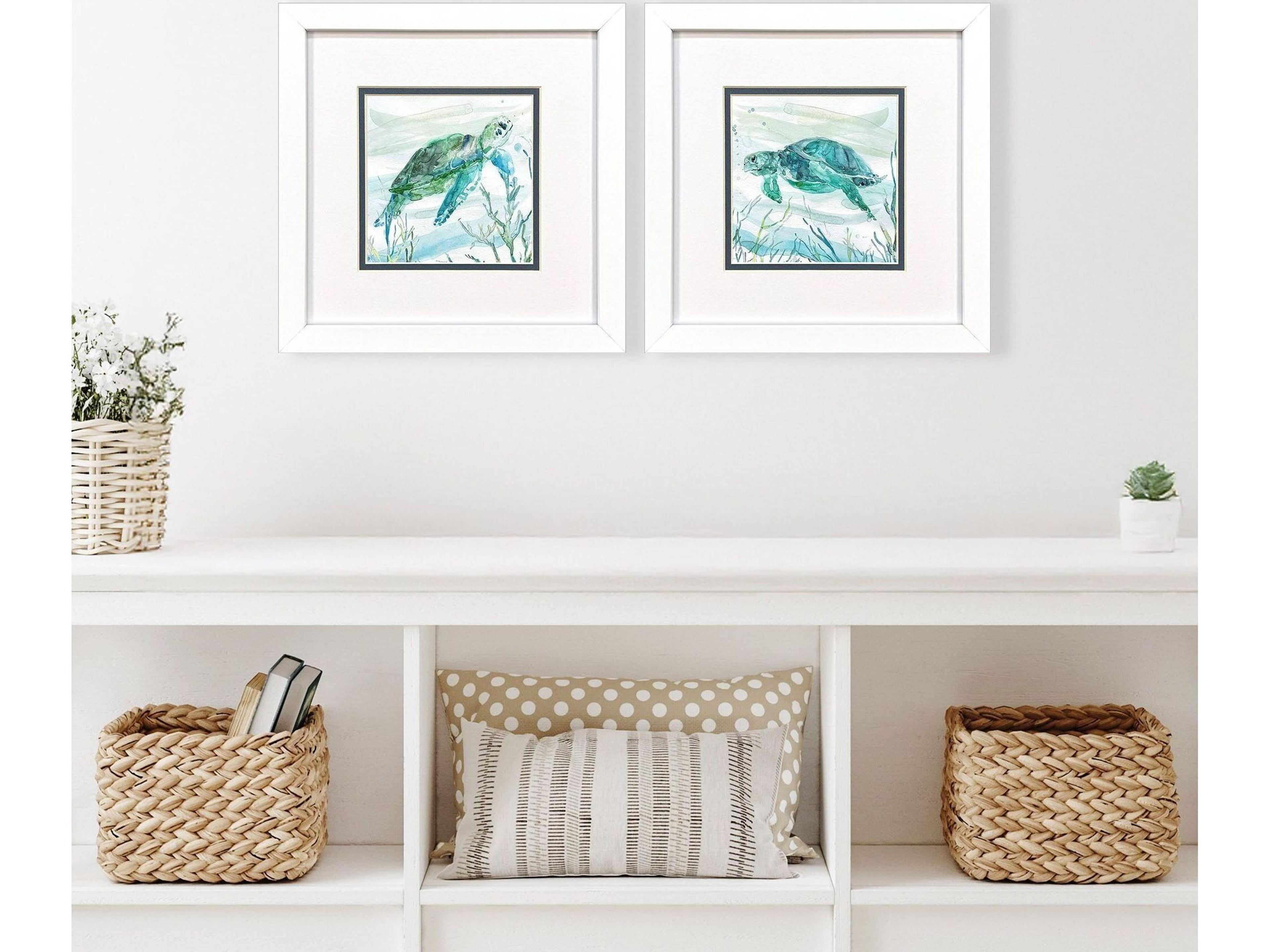Paragon Tropical Current Framed Art - Set of 2