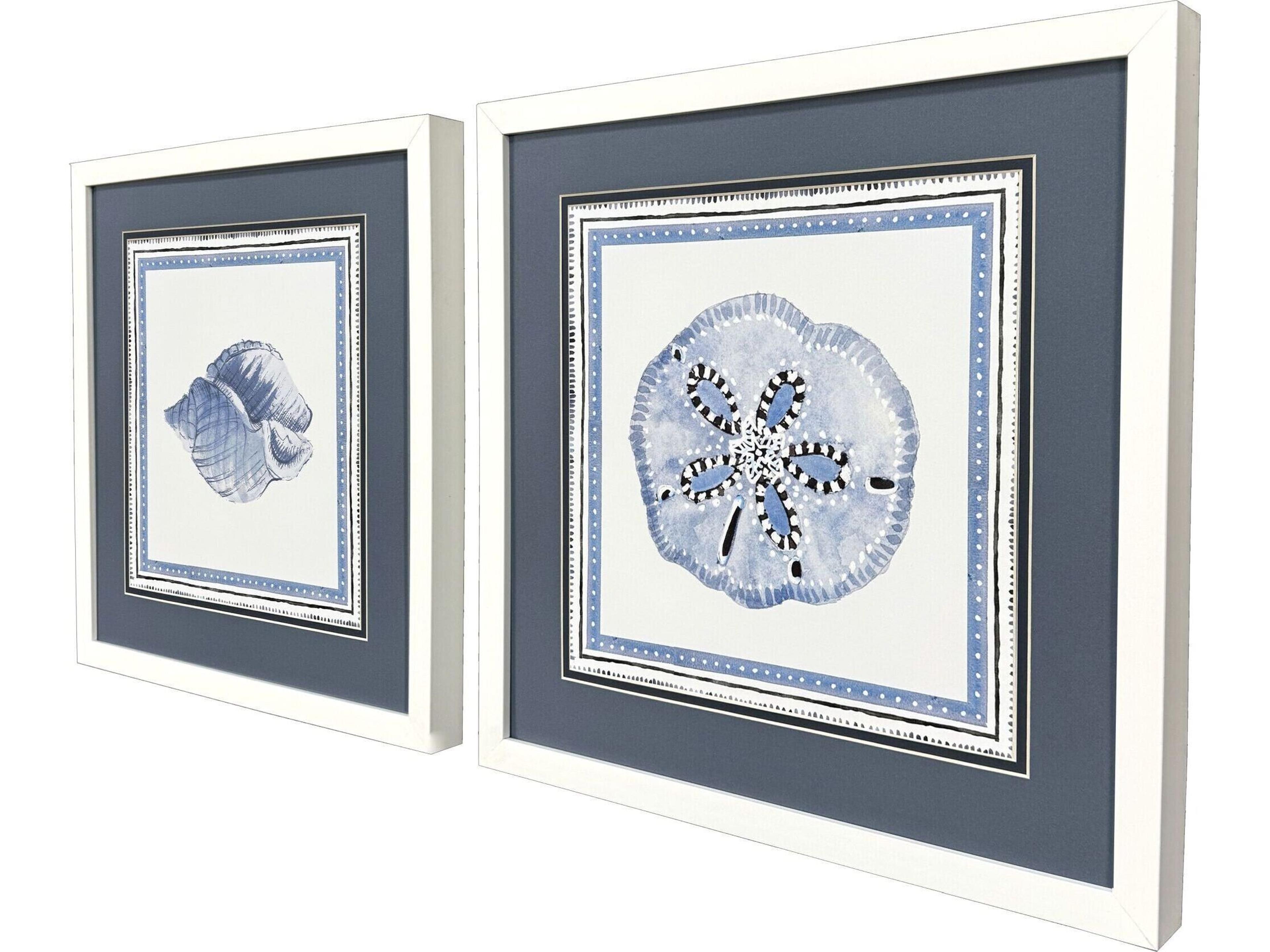 Paragon Seaside Blues I Framed Art - Set of 2