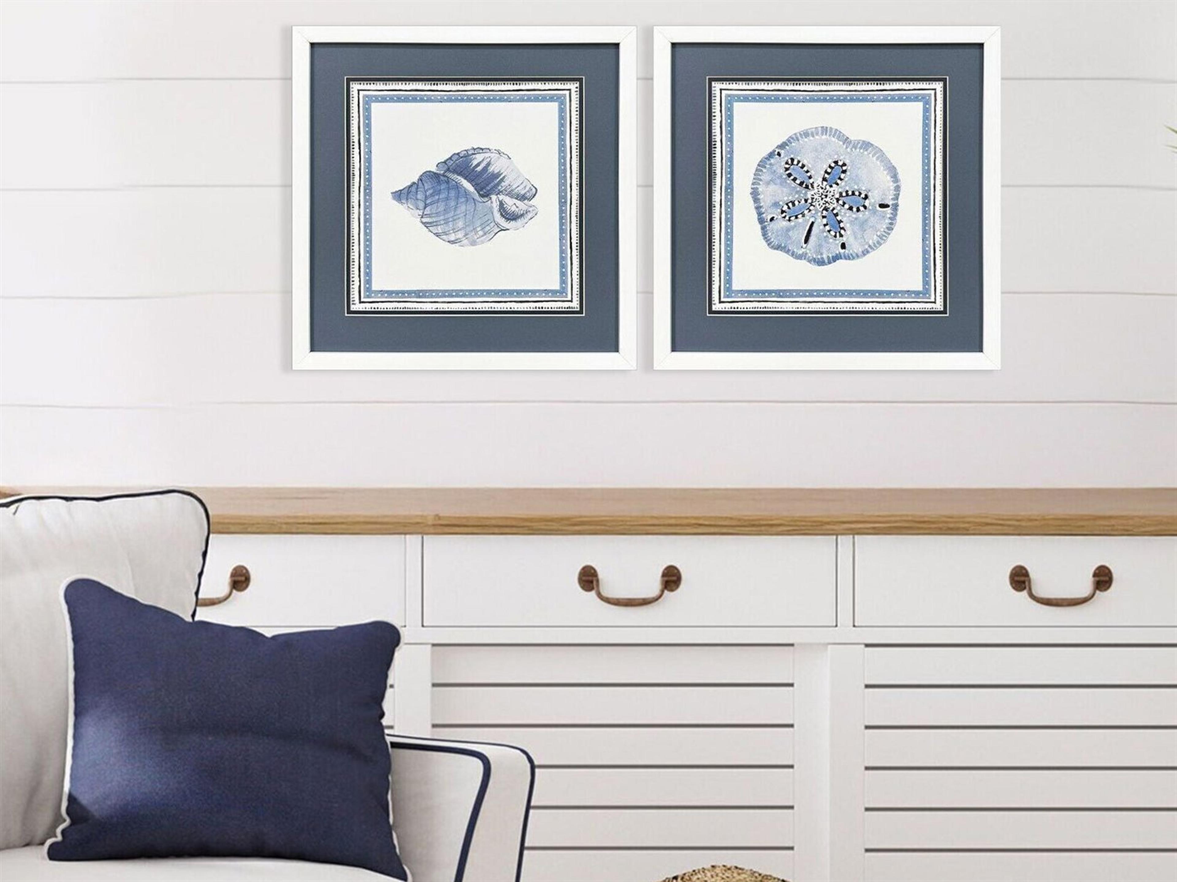 Paragon Seaside Blues I Framed Art - Set of 2