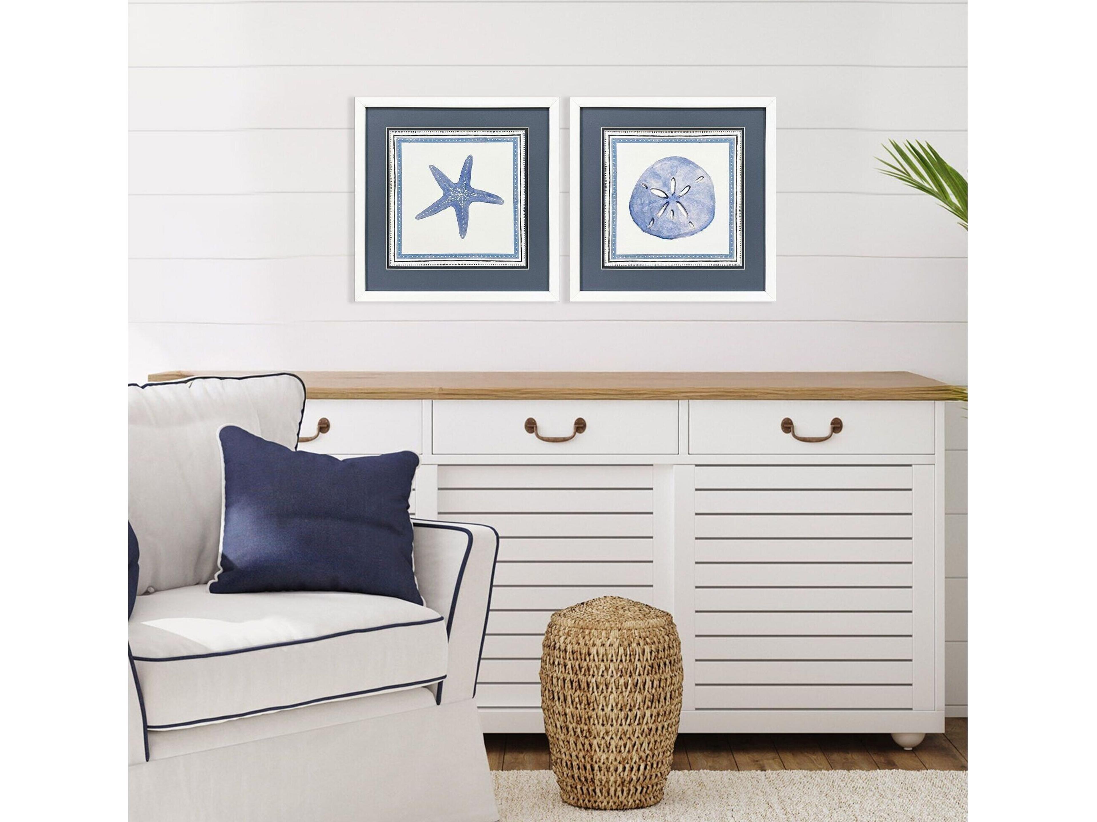 Paragon Seaside Blues II Framed Art - Set of 2