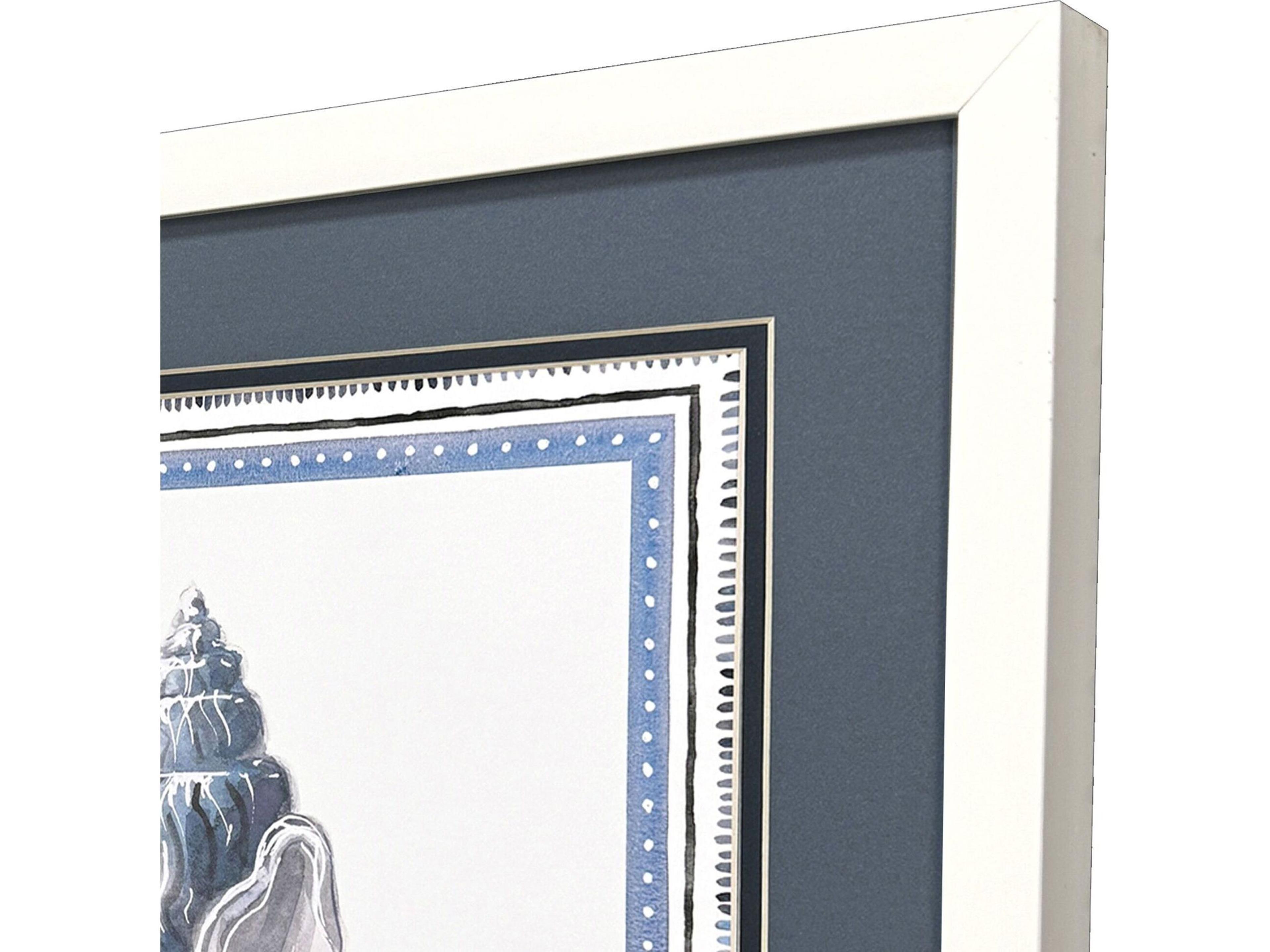 Paragon Seaside Blues III Framed Art - Set of 2