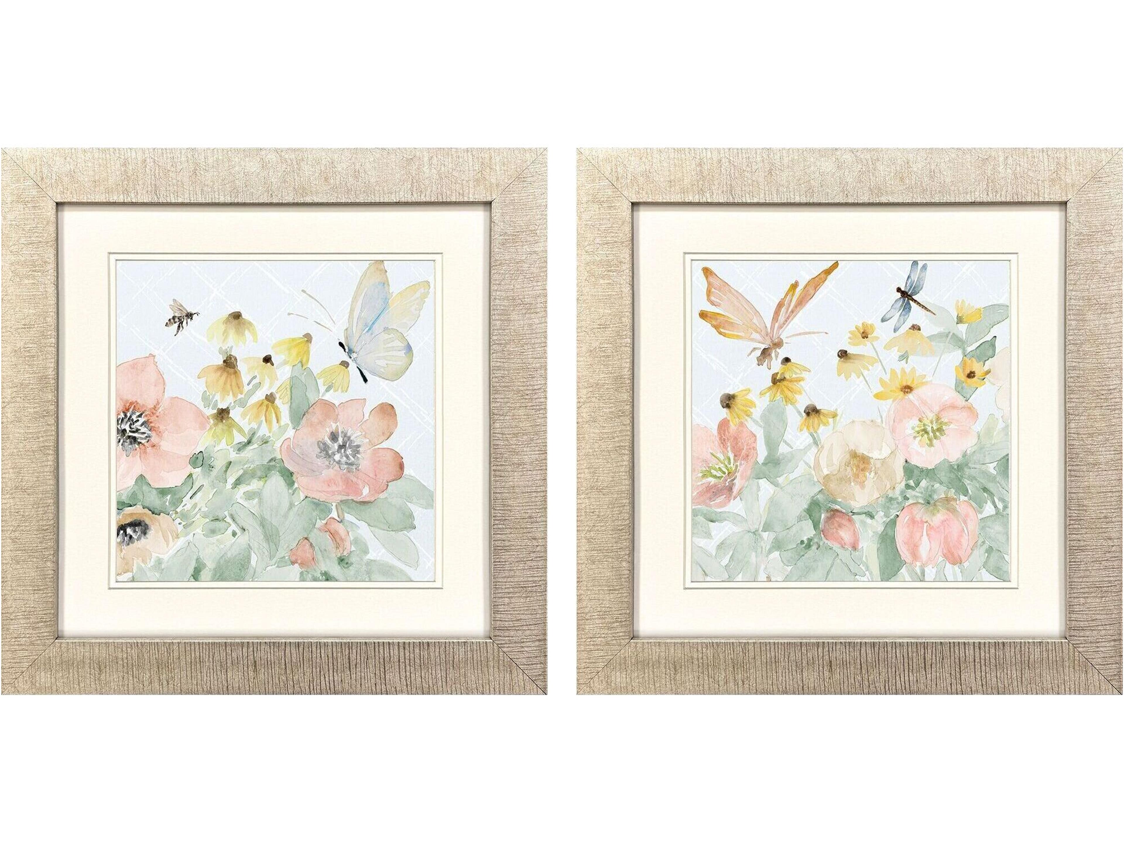 Garden Joy Framed Art - Set of 2