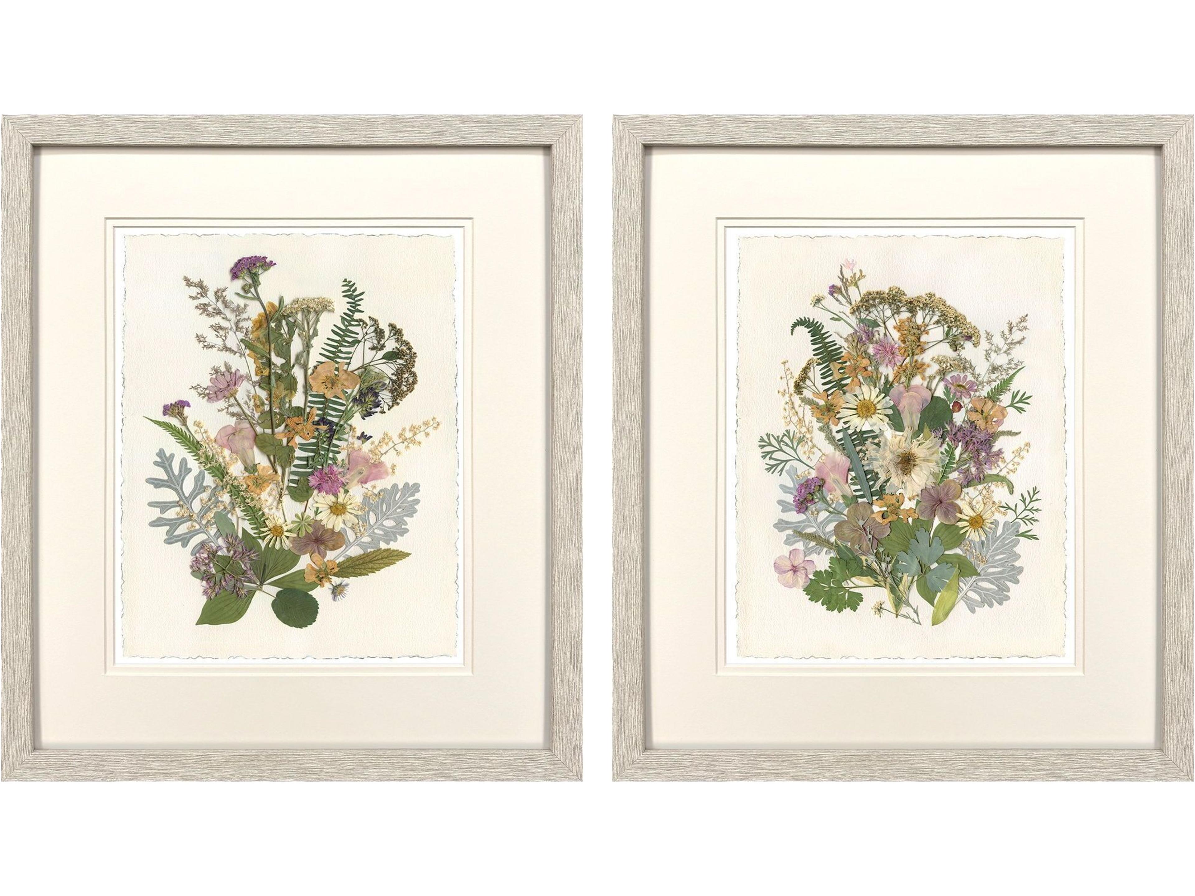 Organica Bouquet Framed Art - Set of 2