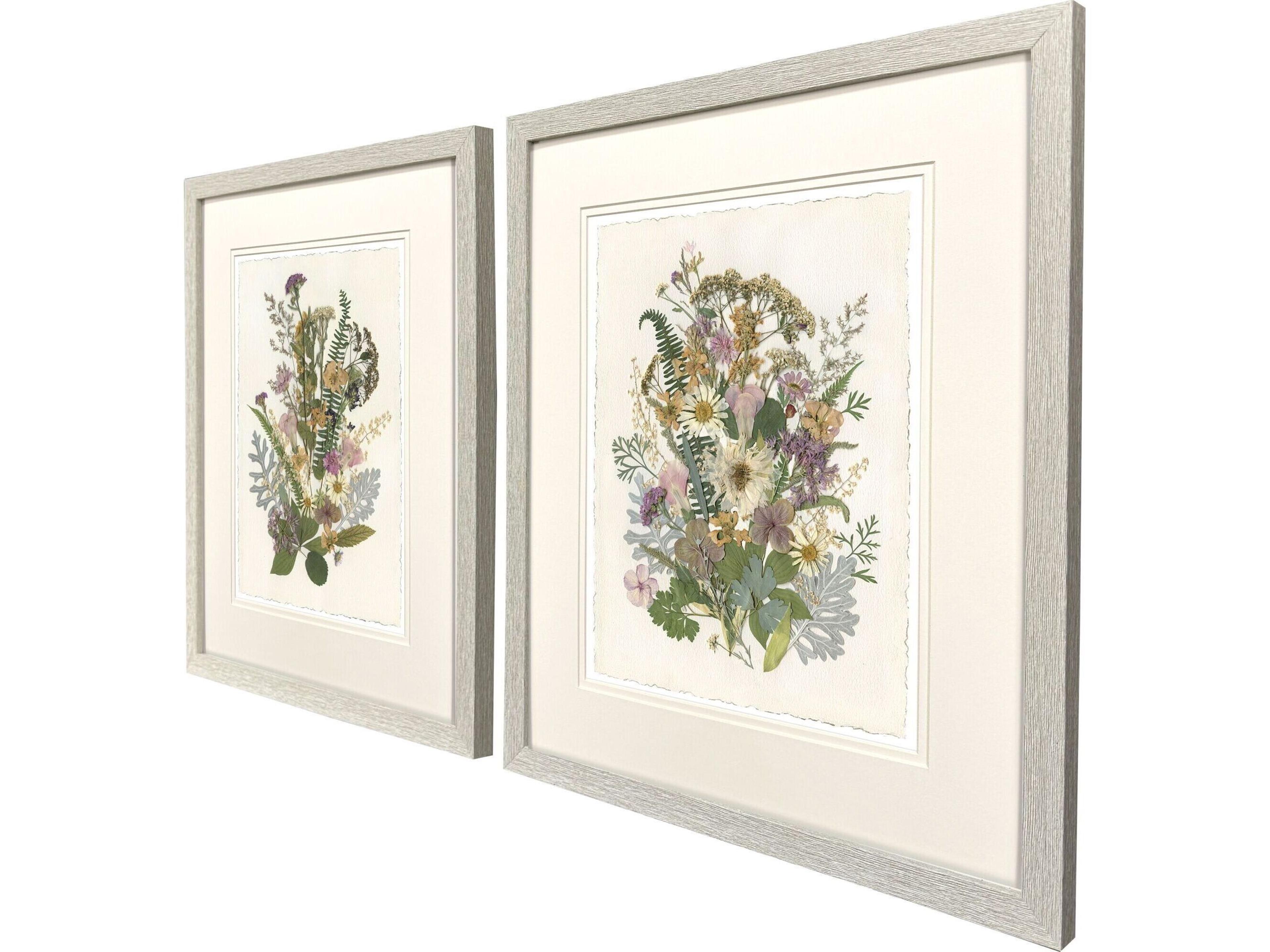 Paragon Organica Bouquet Framed Art - Set of 2