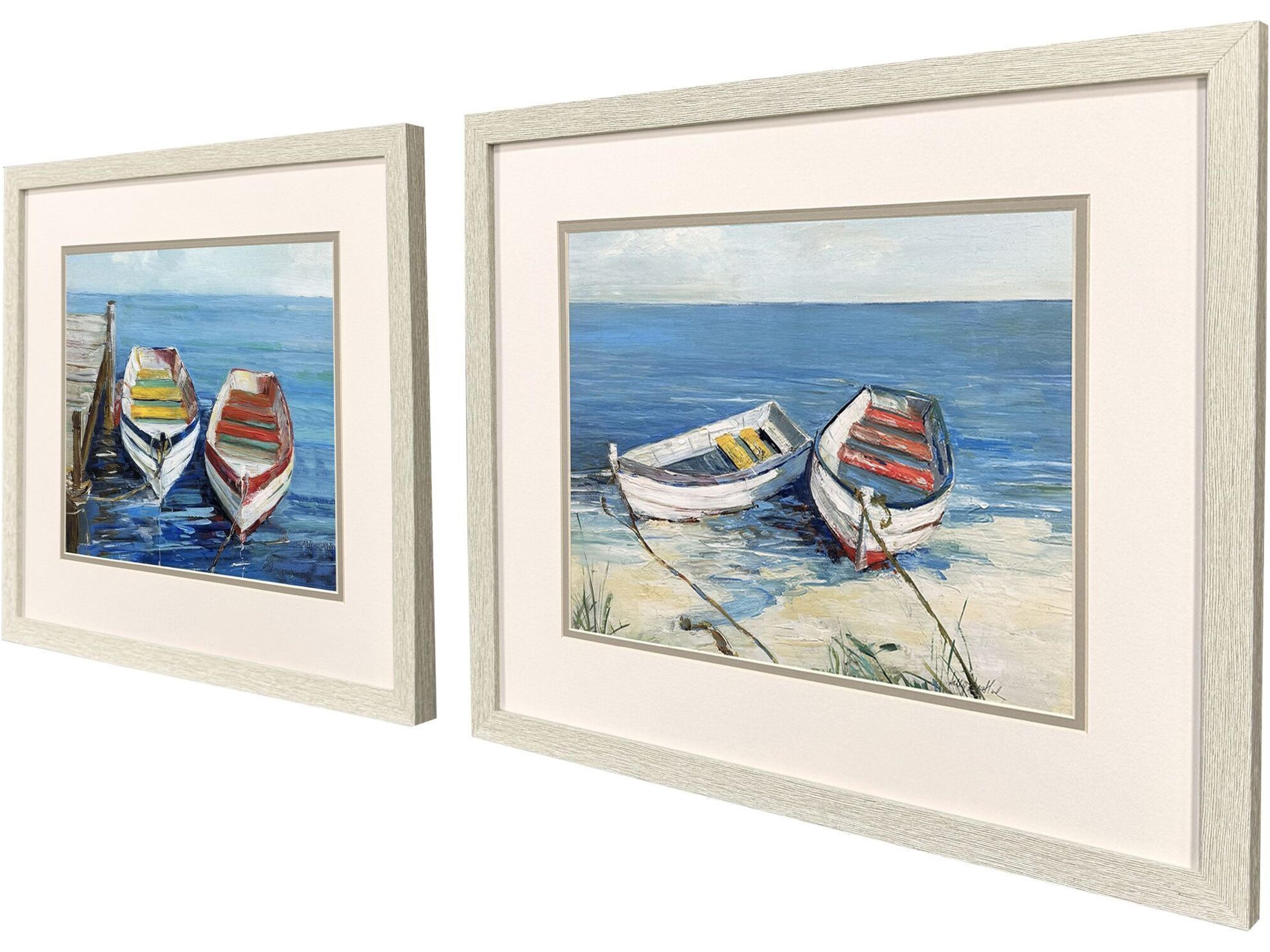 Paragon Day of Fishing Framed Art - Set of 2