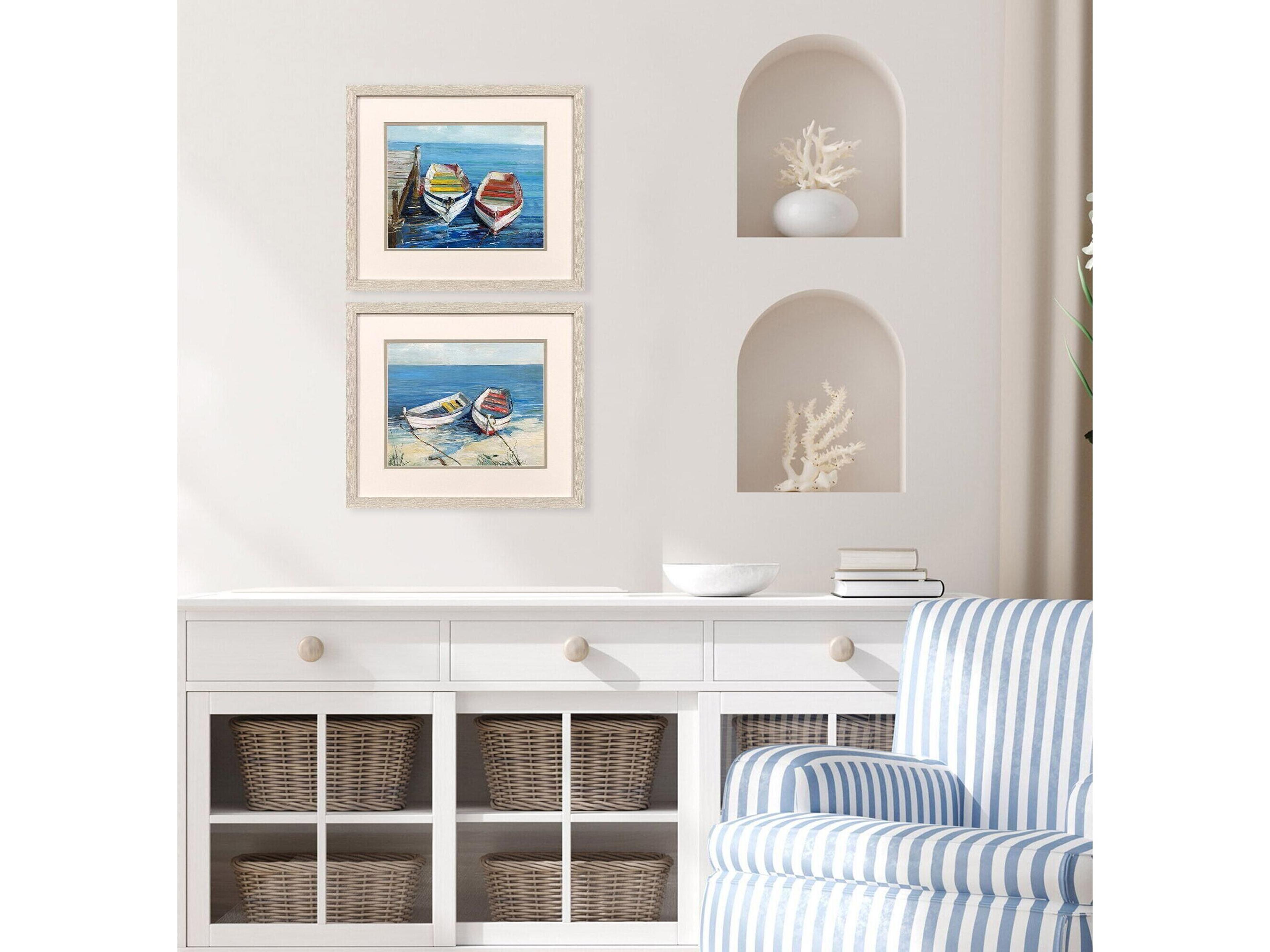 Paragon Day of Fishing Framed Art - Set of 2