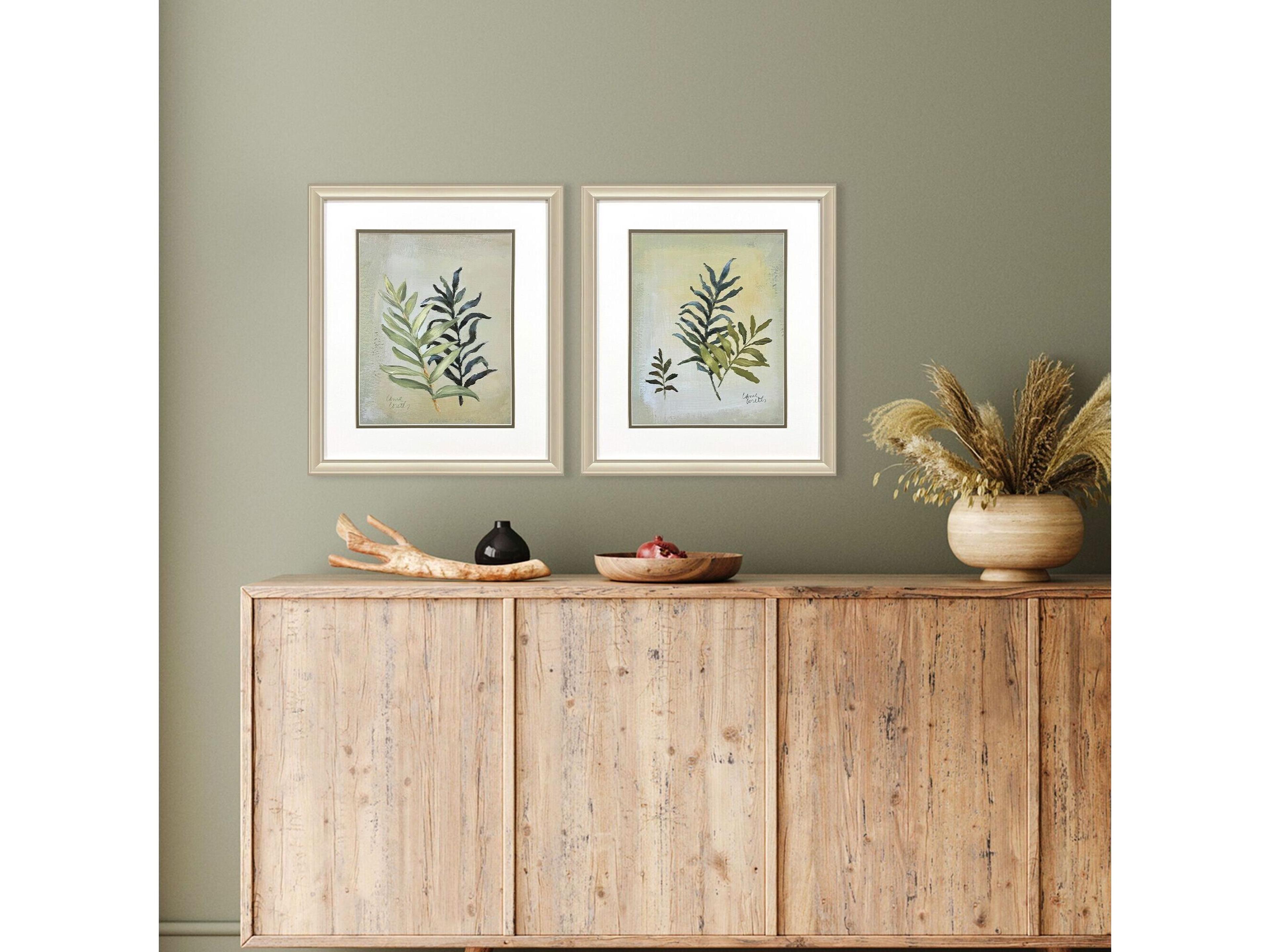 Paragon Ferns Aglow Framed Art - Set of 2