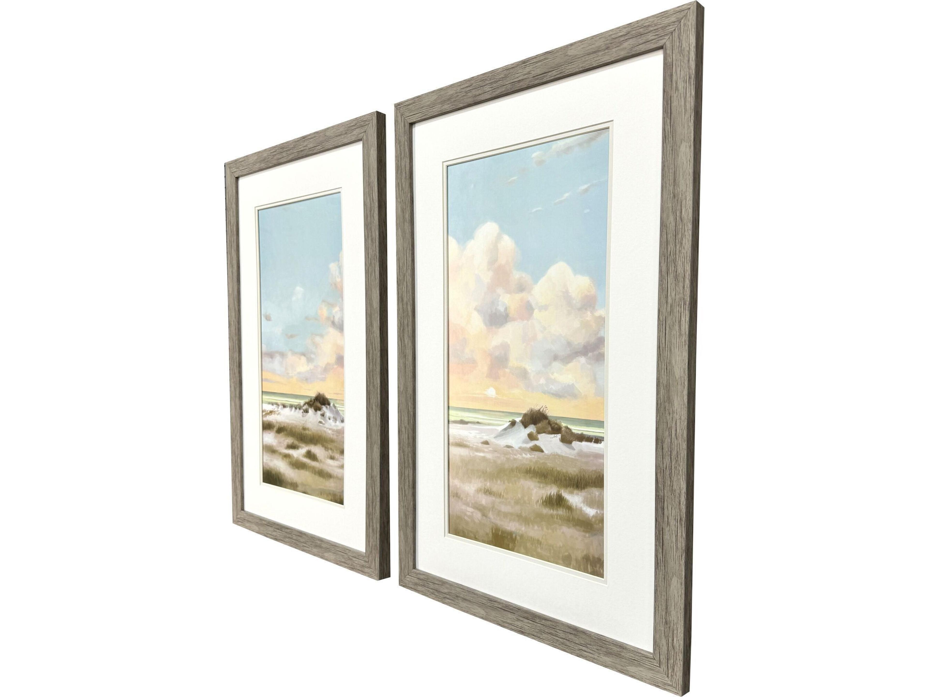 Paragon Land and Sea Framed Art - Set of 2