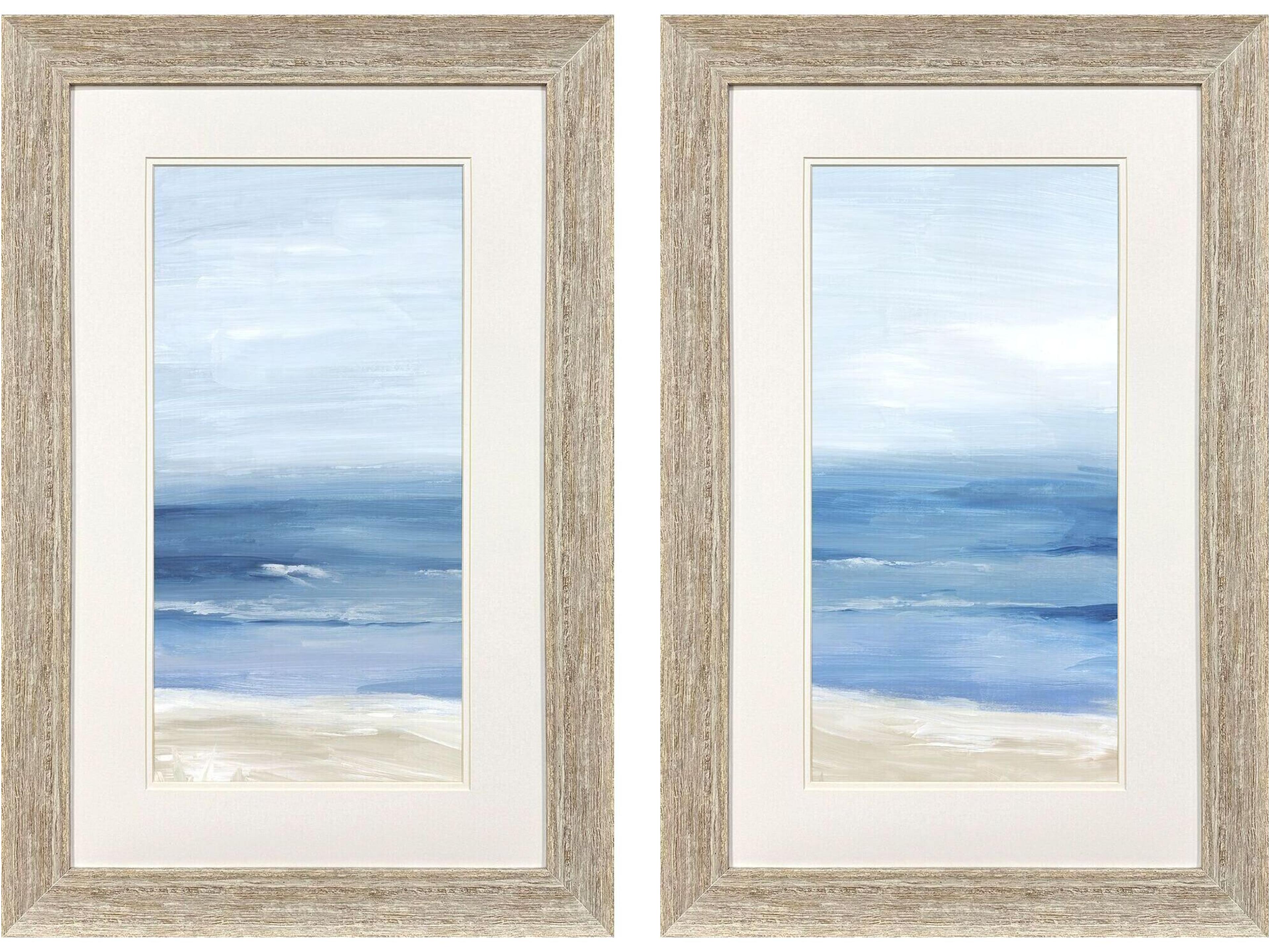 Paragon Beach Landscape Framed Art - Set of 2